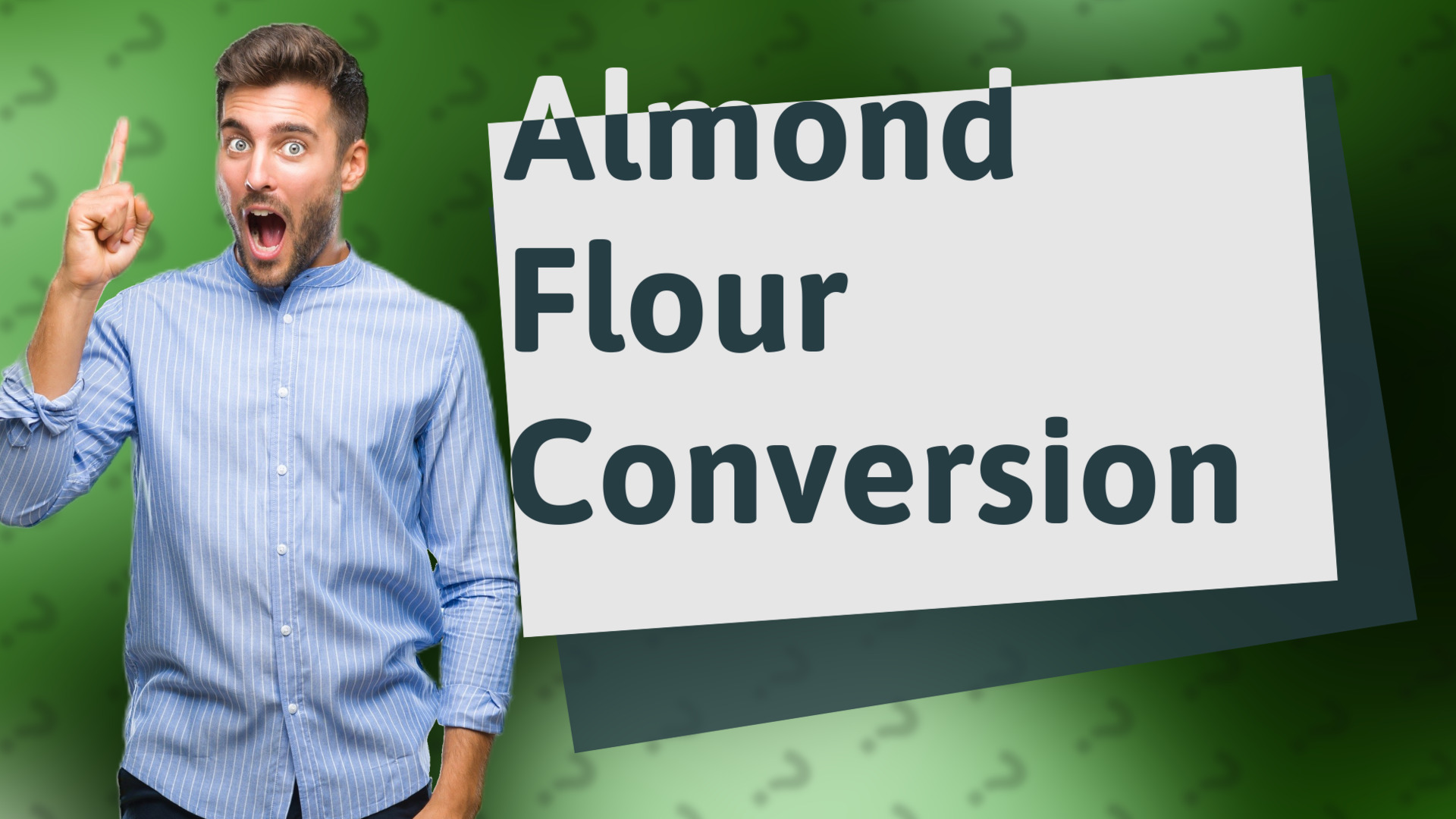 Almond Flour Conversion