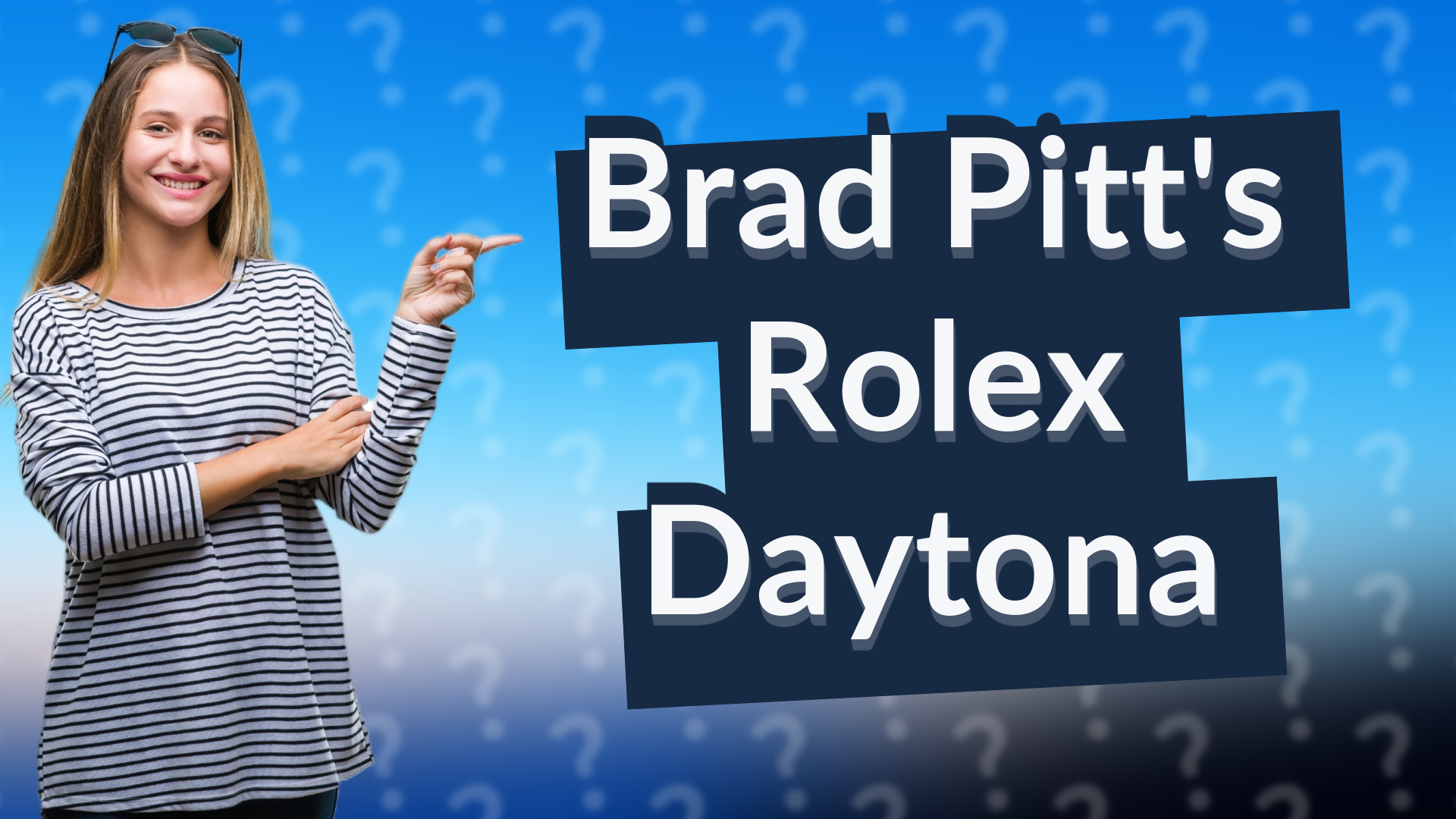 Brad Pitt's Rolex Daytona