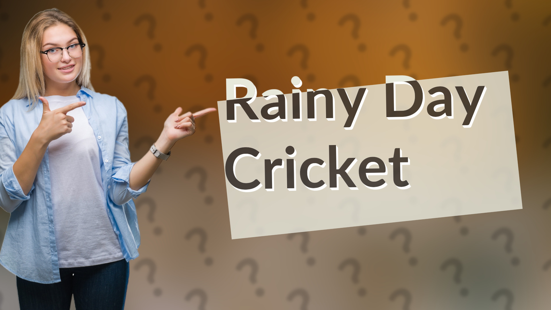 Rainy Day Cricket