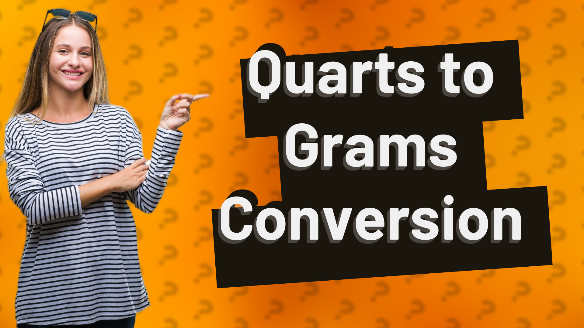 Quarts to Grams Conversion