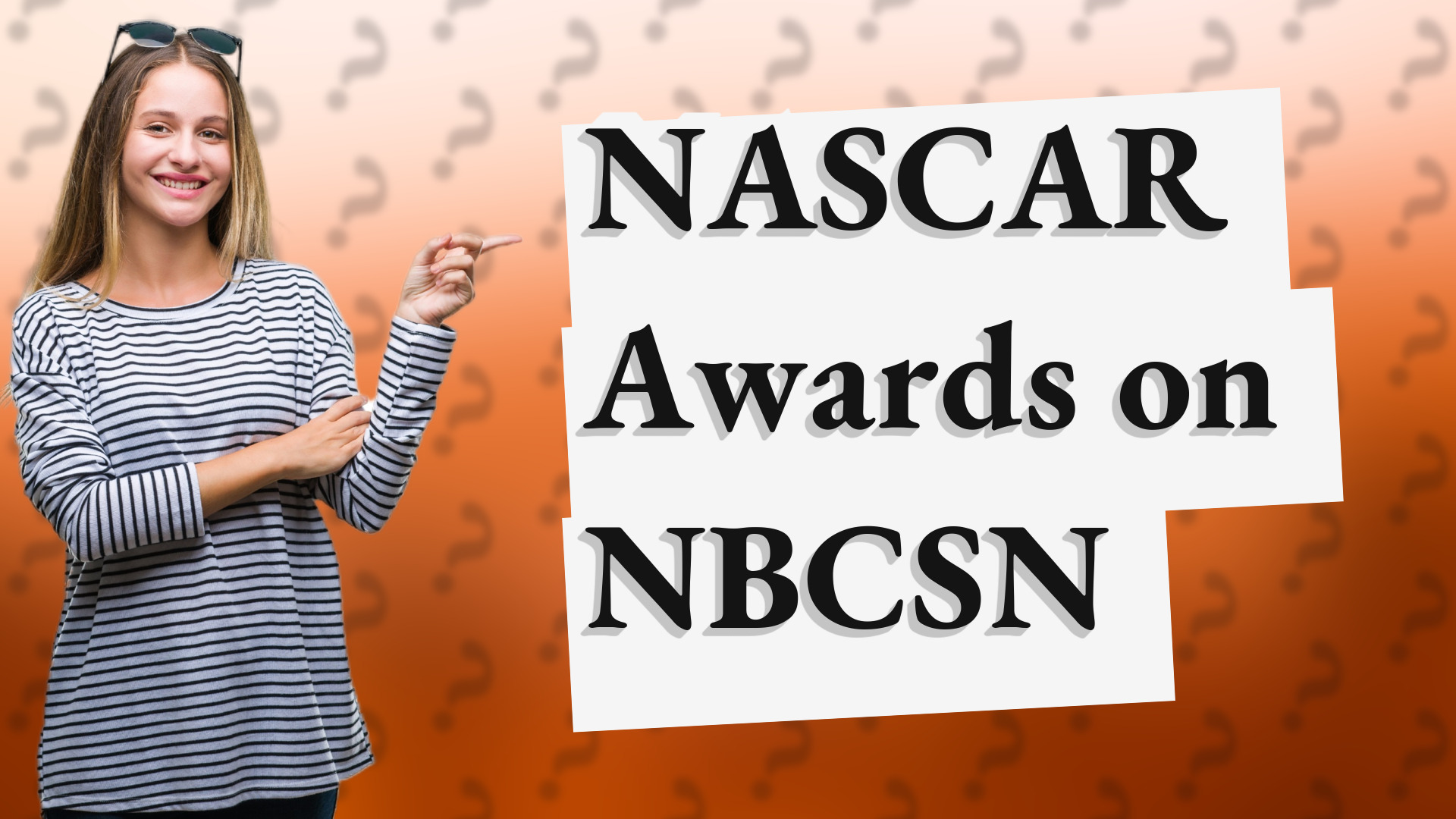 NASCAR Awards on NBCSN