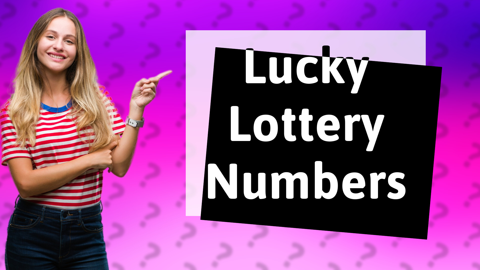 Lucky Lottery Numbers