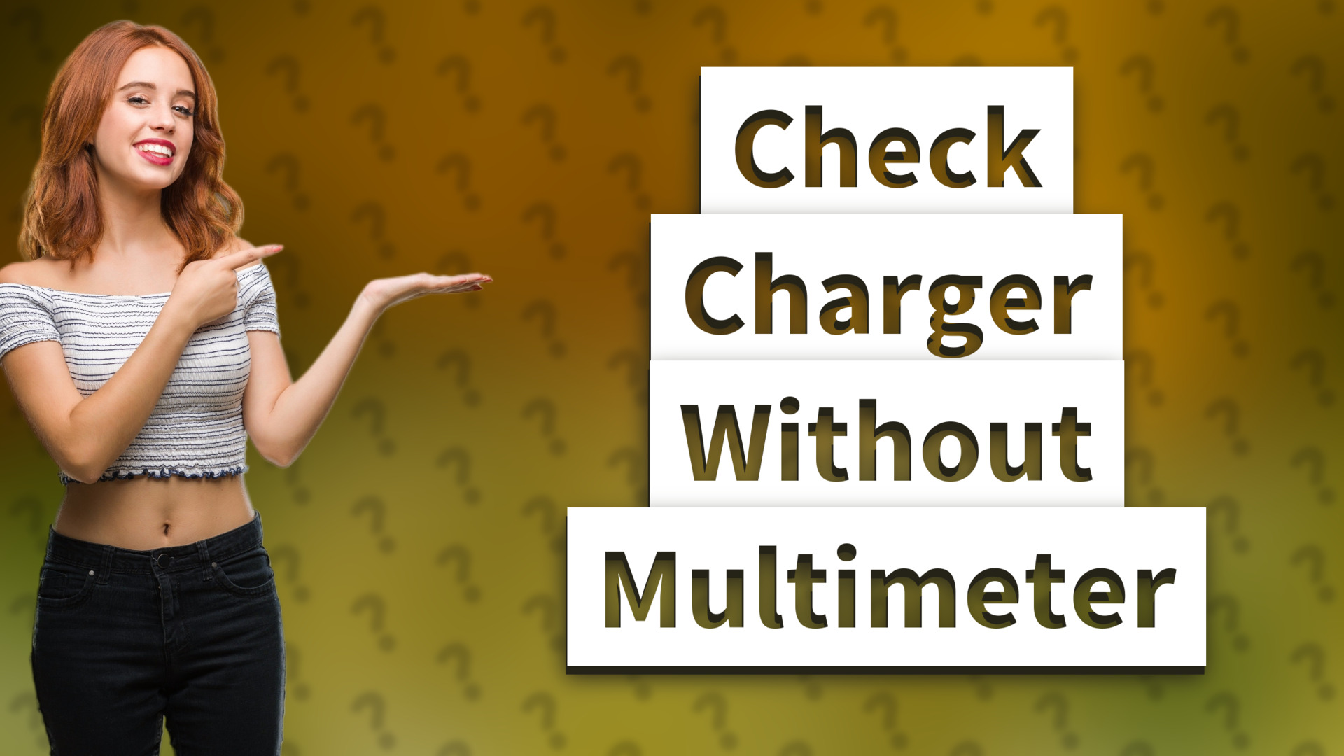 Check Charger Without Multimeter