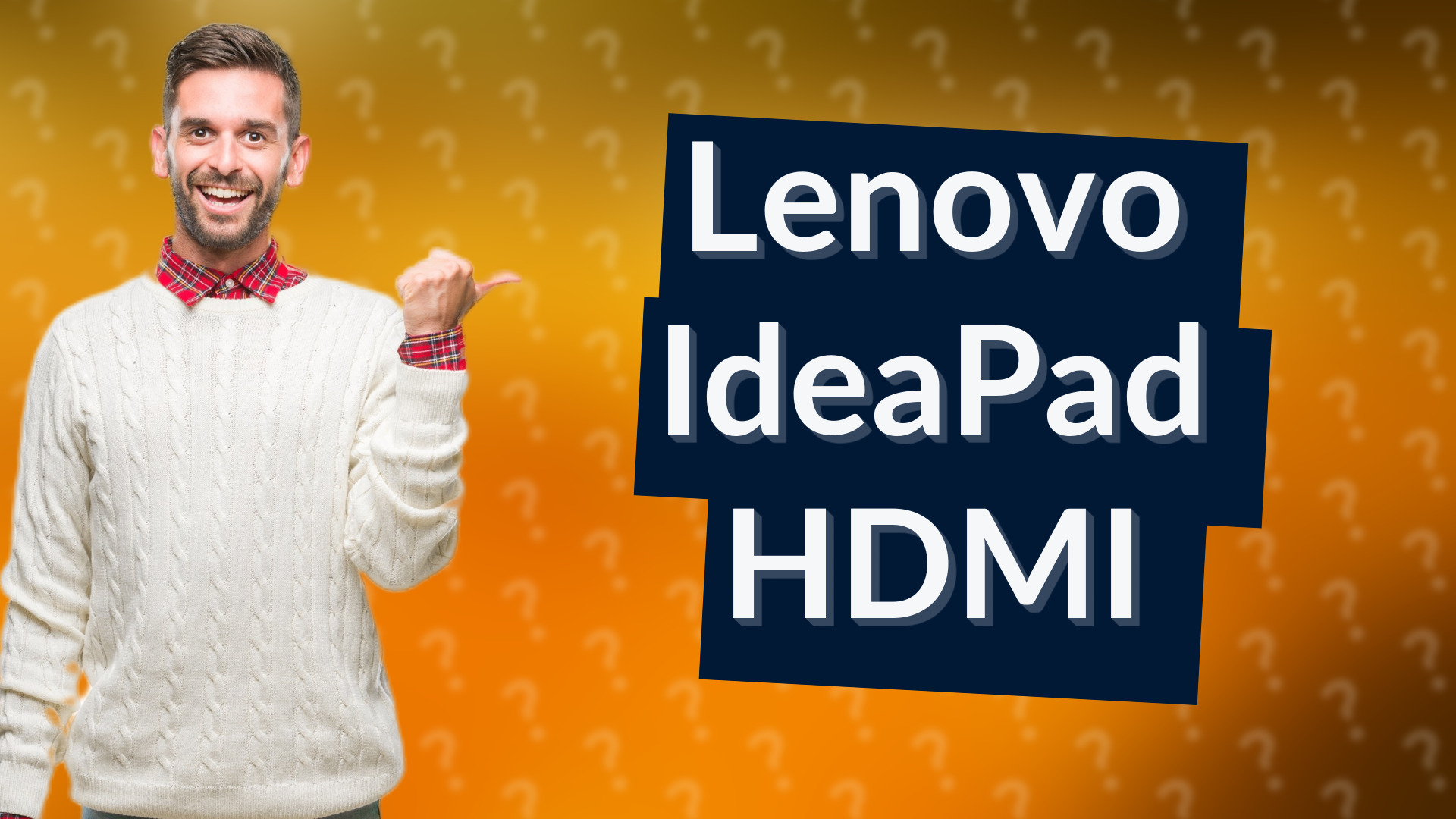 Lenovo IdeaPad HDMI