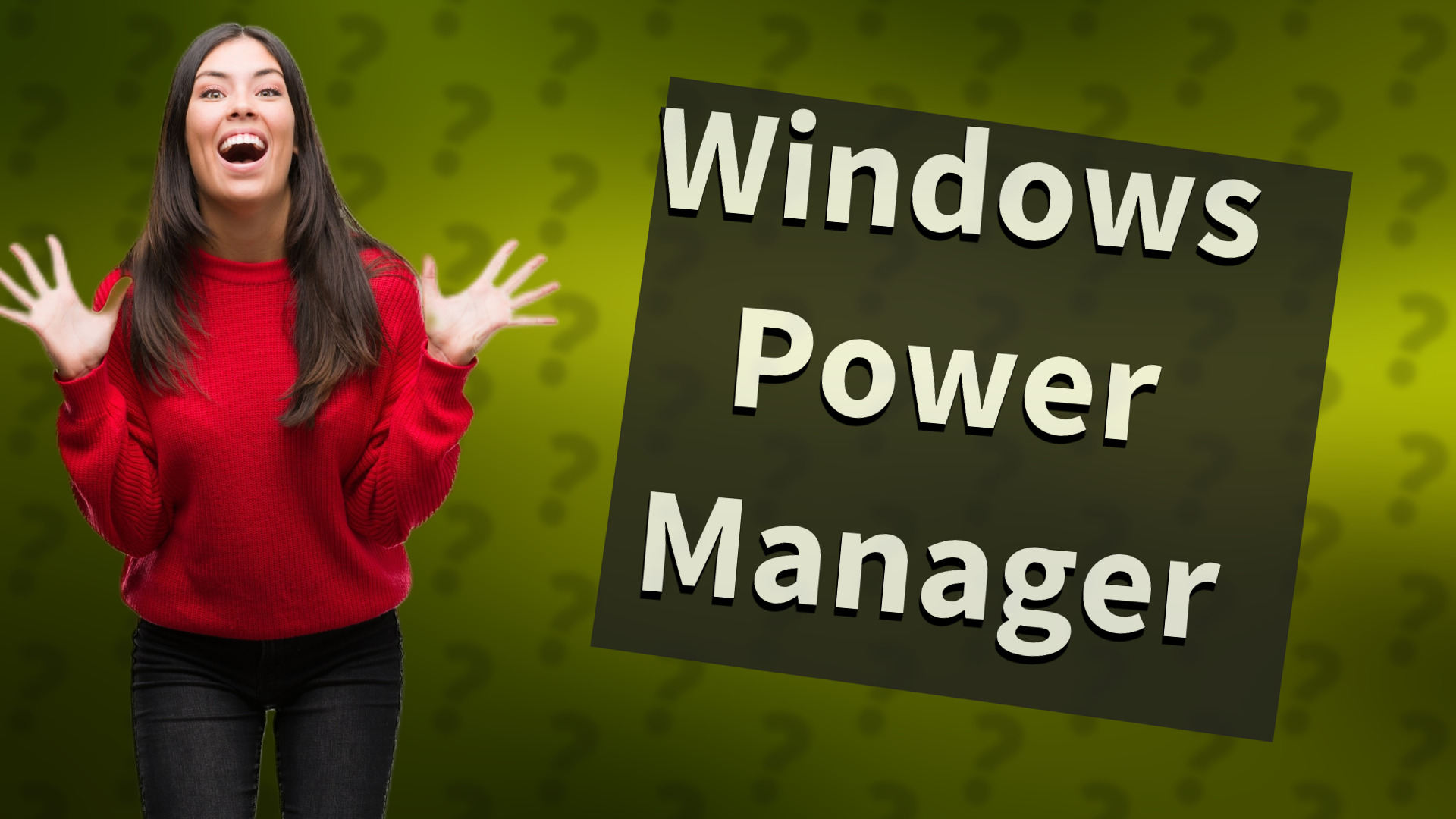 Windows Power Manager