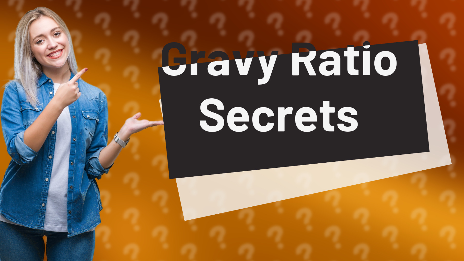 Gravy Ratio Secrets