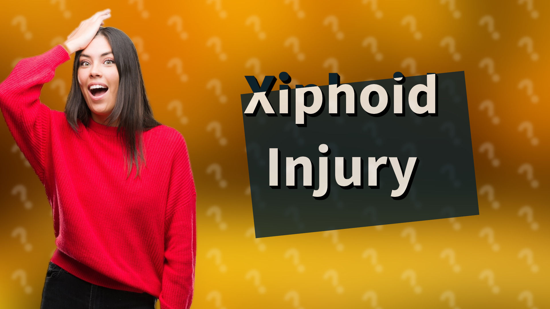 Xiphoid Injury