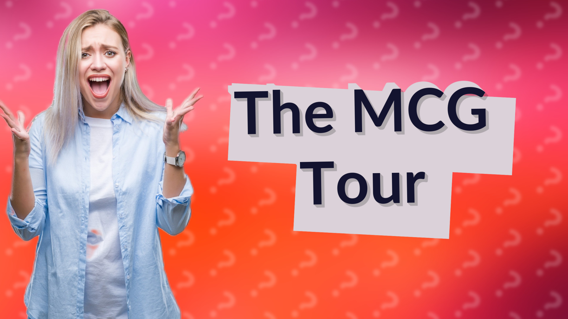 The MCG Tour