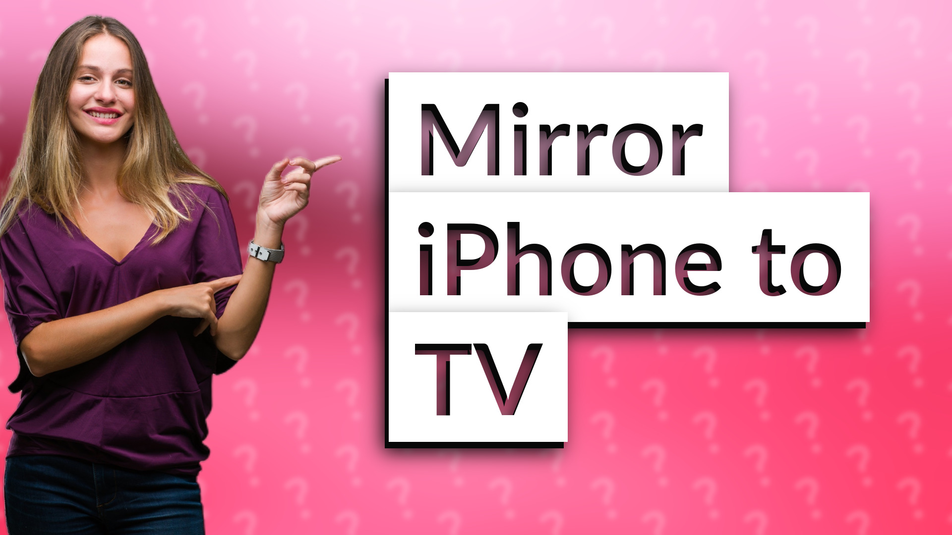 Mirror iPhone to TV