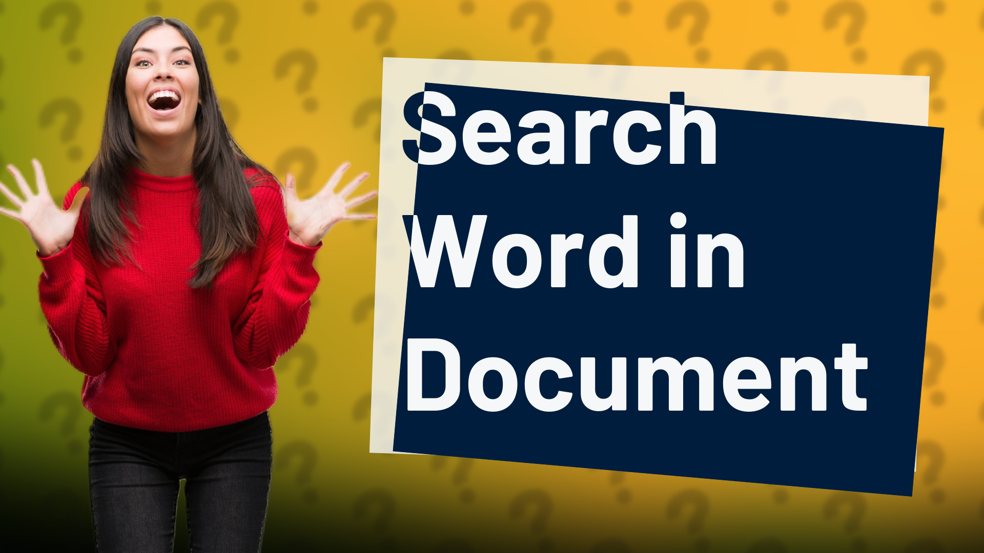 Search Word in Document