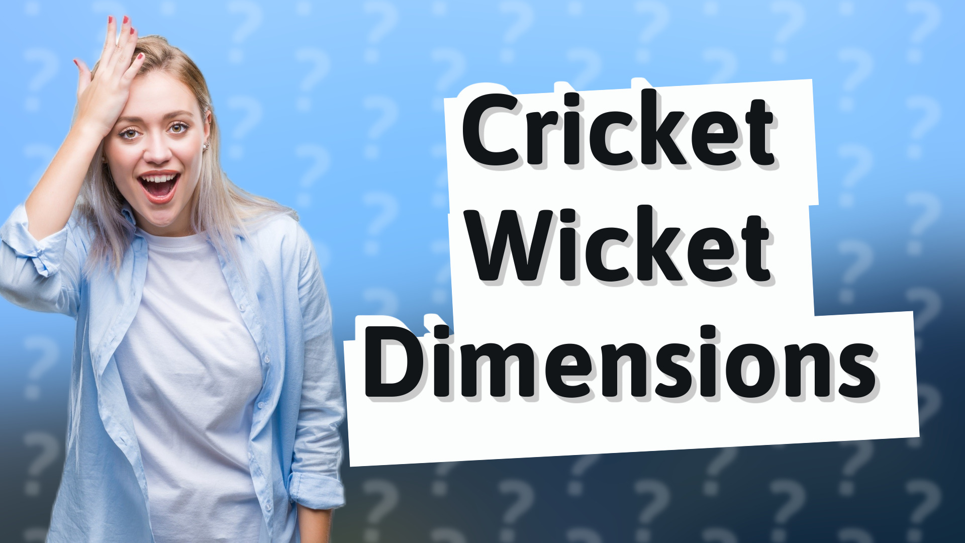 Cricket Wicket Dimensions