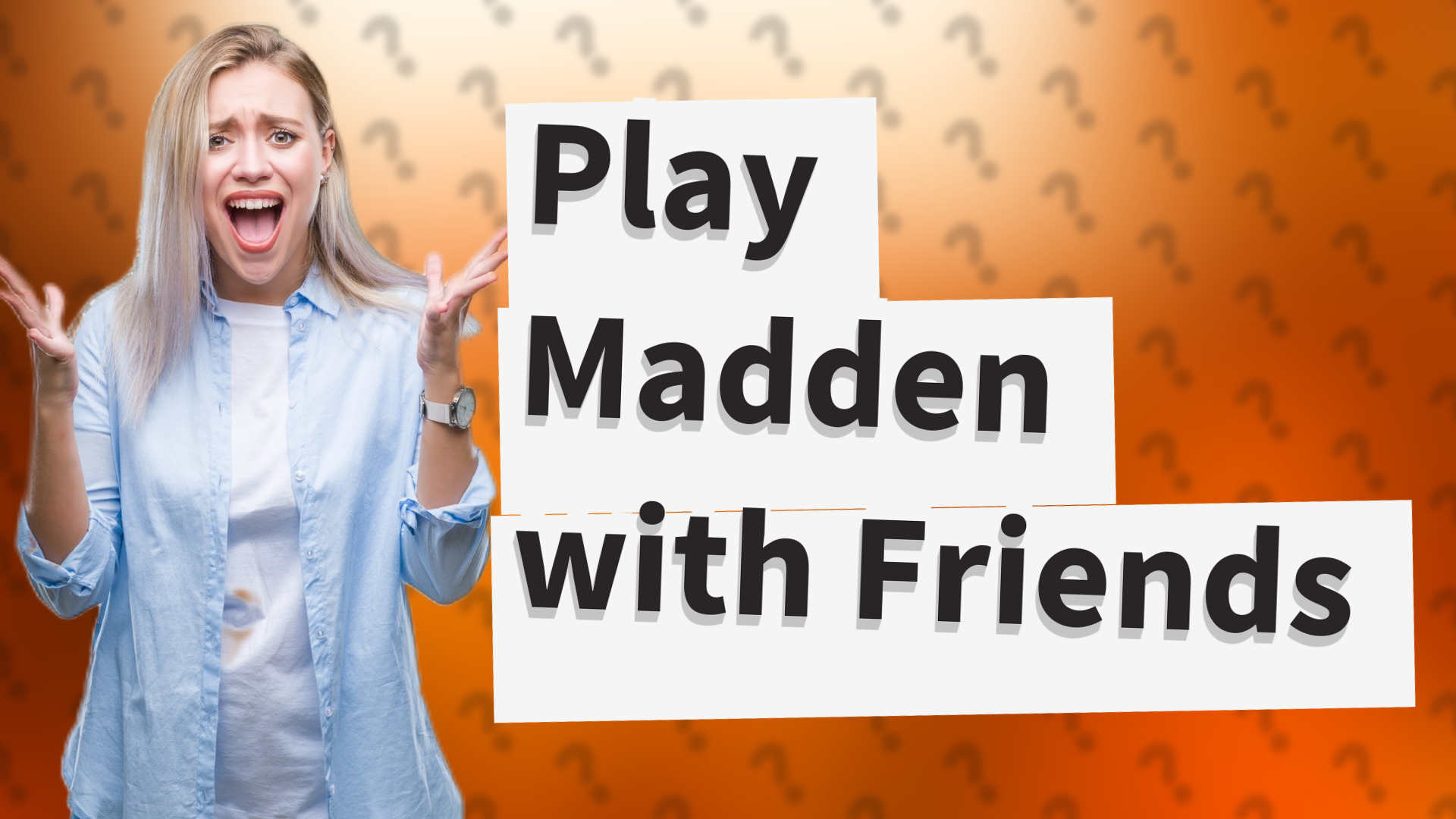 Play Madden with Friends