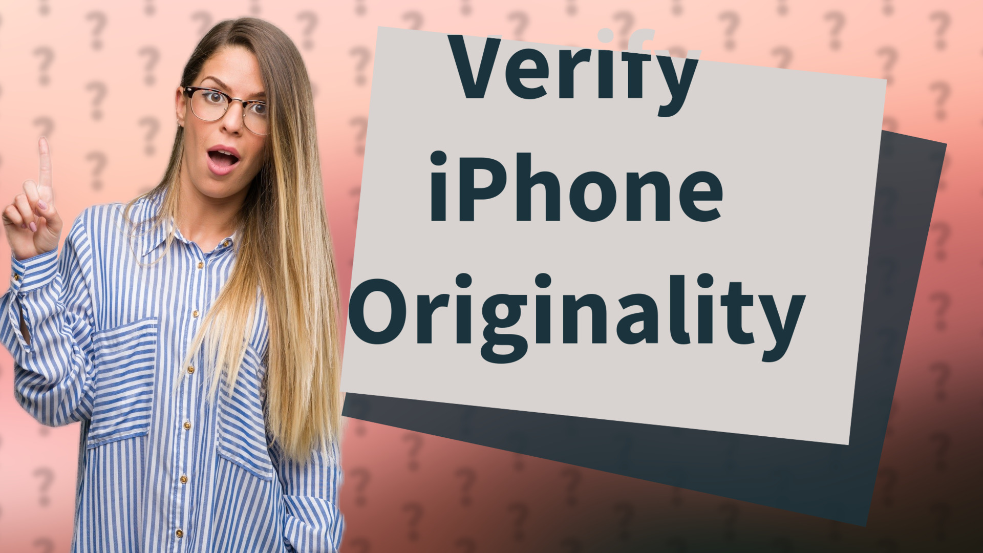 Verify iPhone Originality