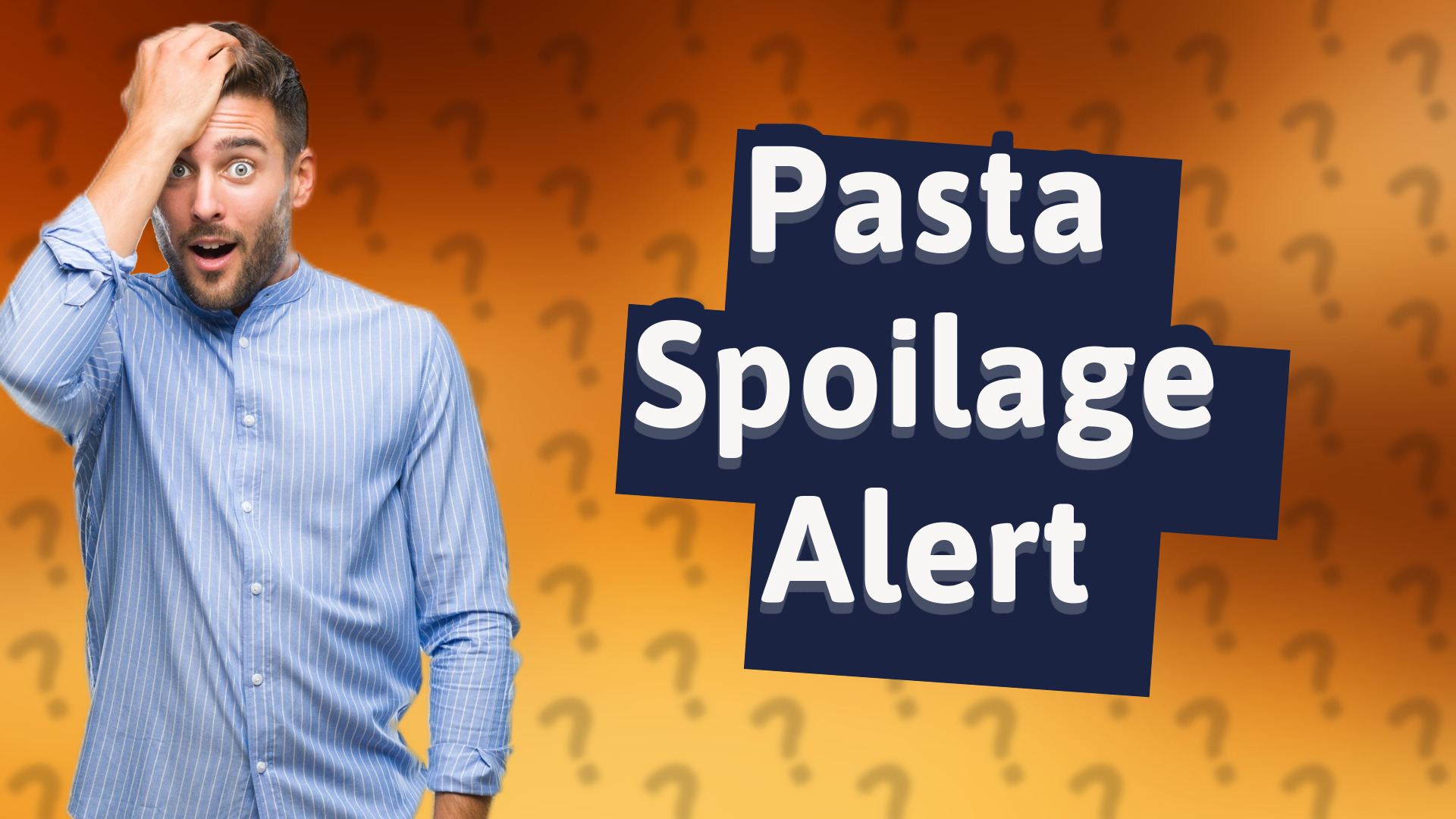 Pasta Spoilage Alert