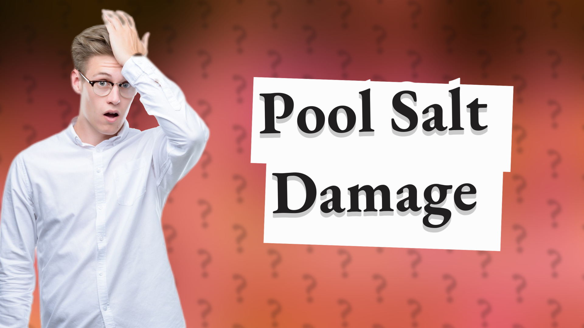 Pool Salt Damage