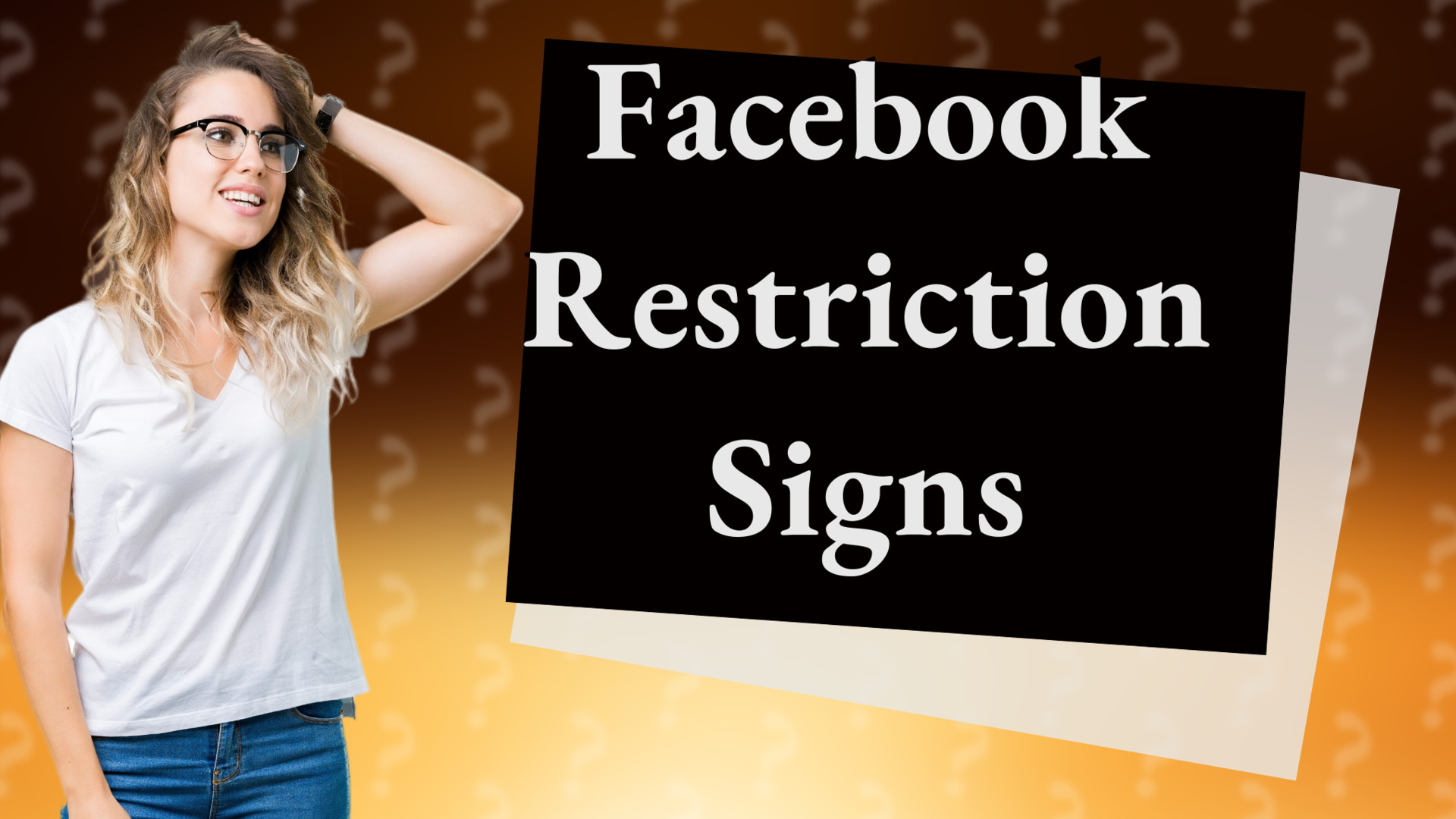 Facebook Restriction Signs