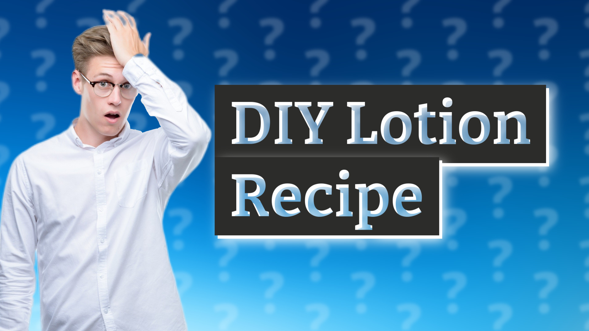 DIY Lotion Recipe