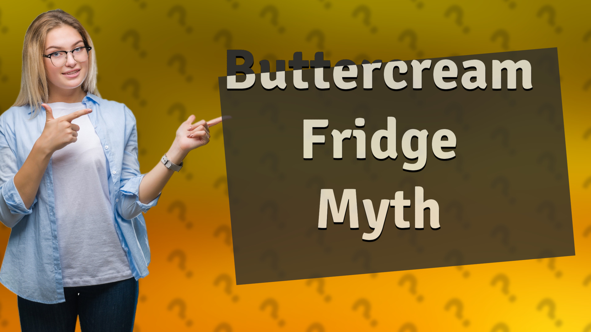 Buttercream Fridge Myth