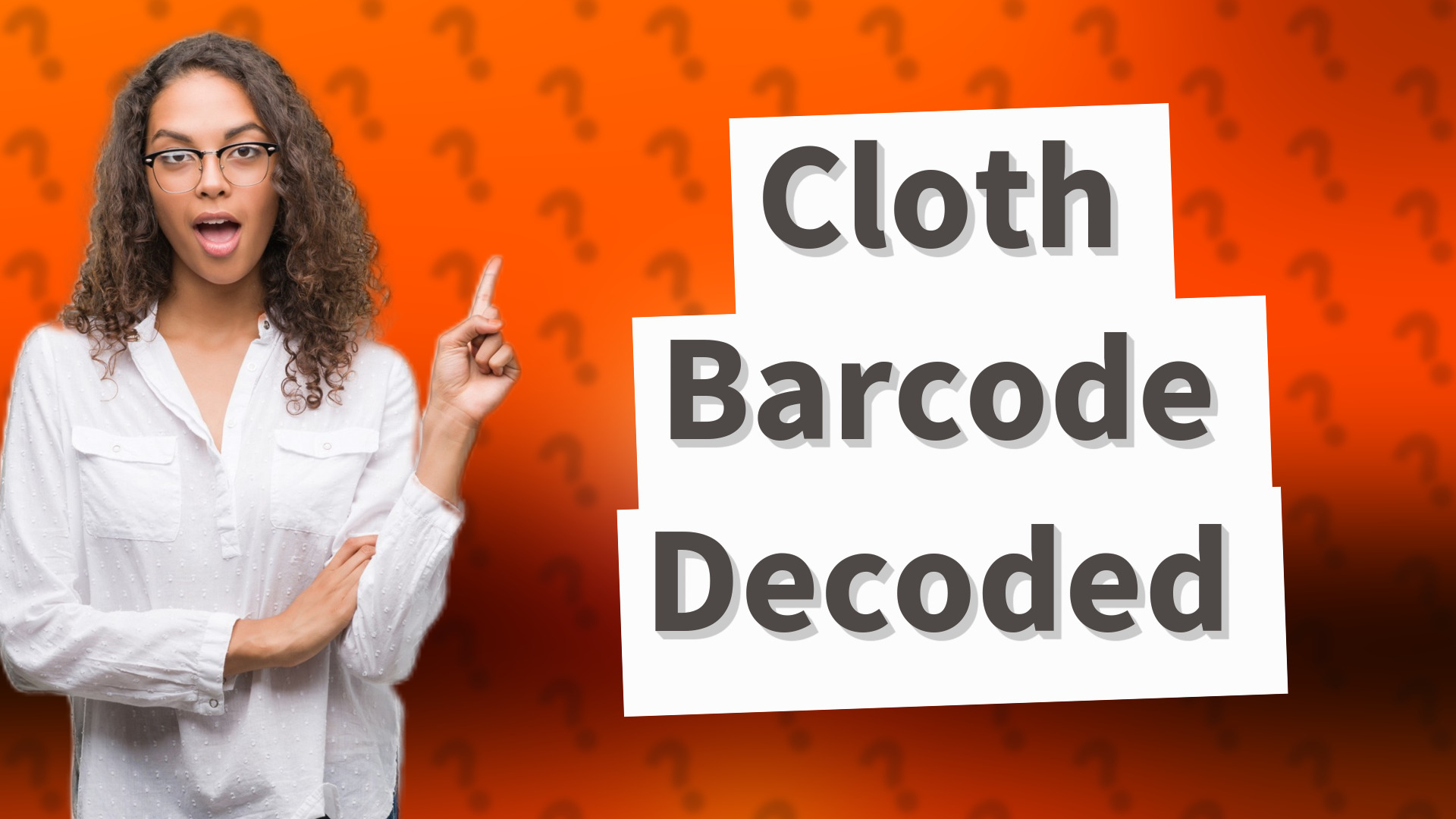 Cloth Barcode Decoded