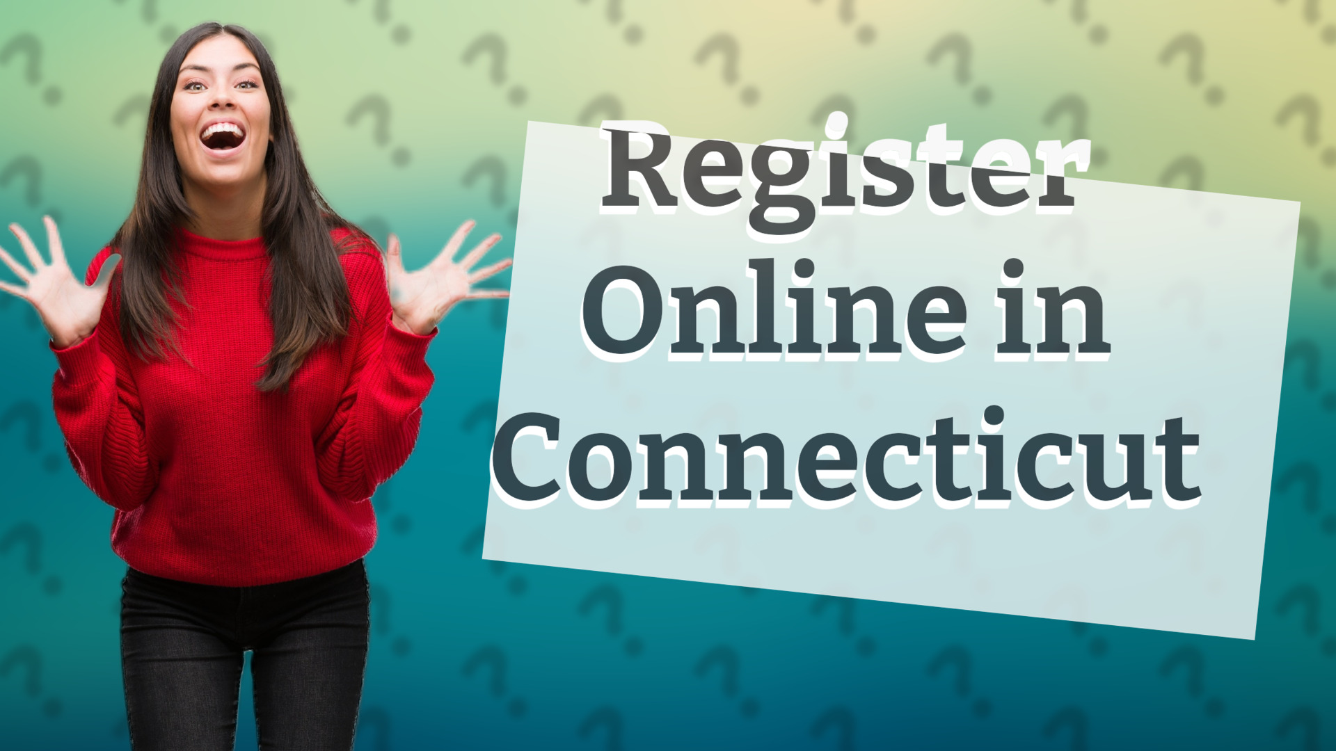 Register Online in Connecticut