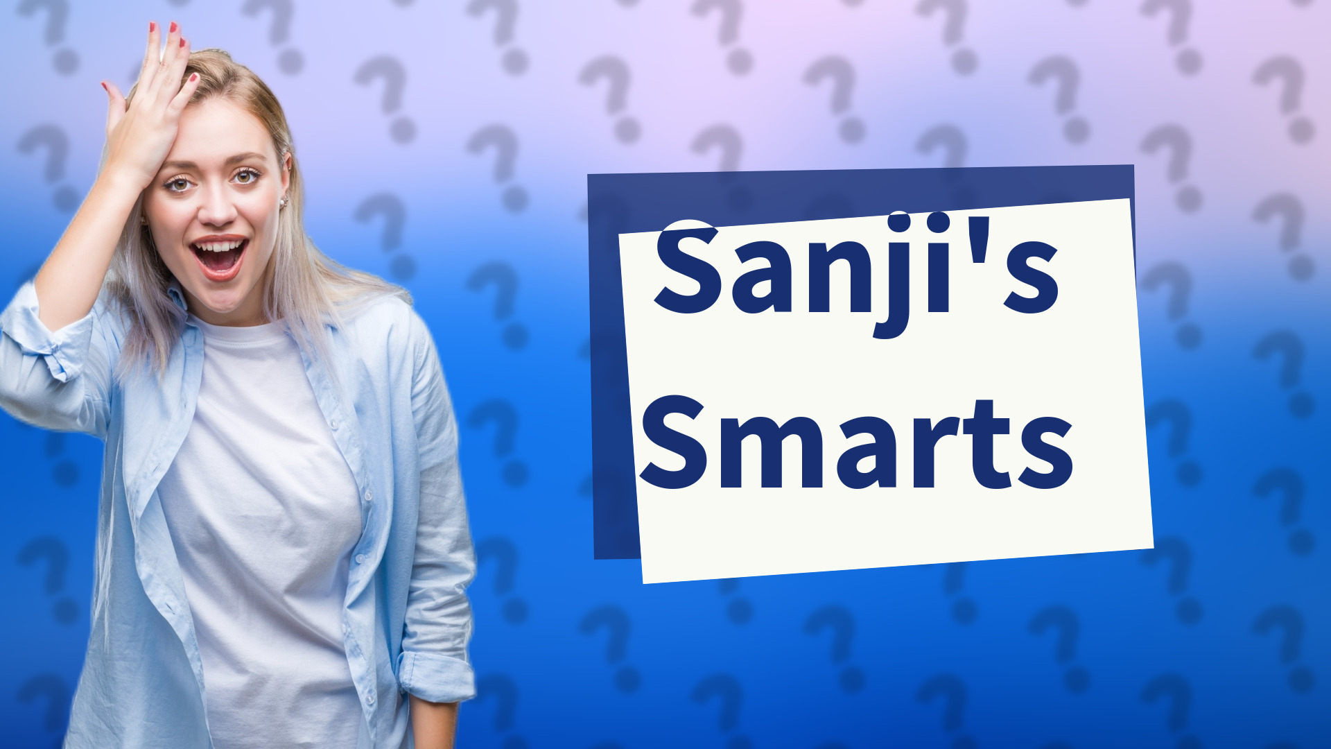 Sanji's Smarts