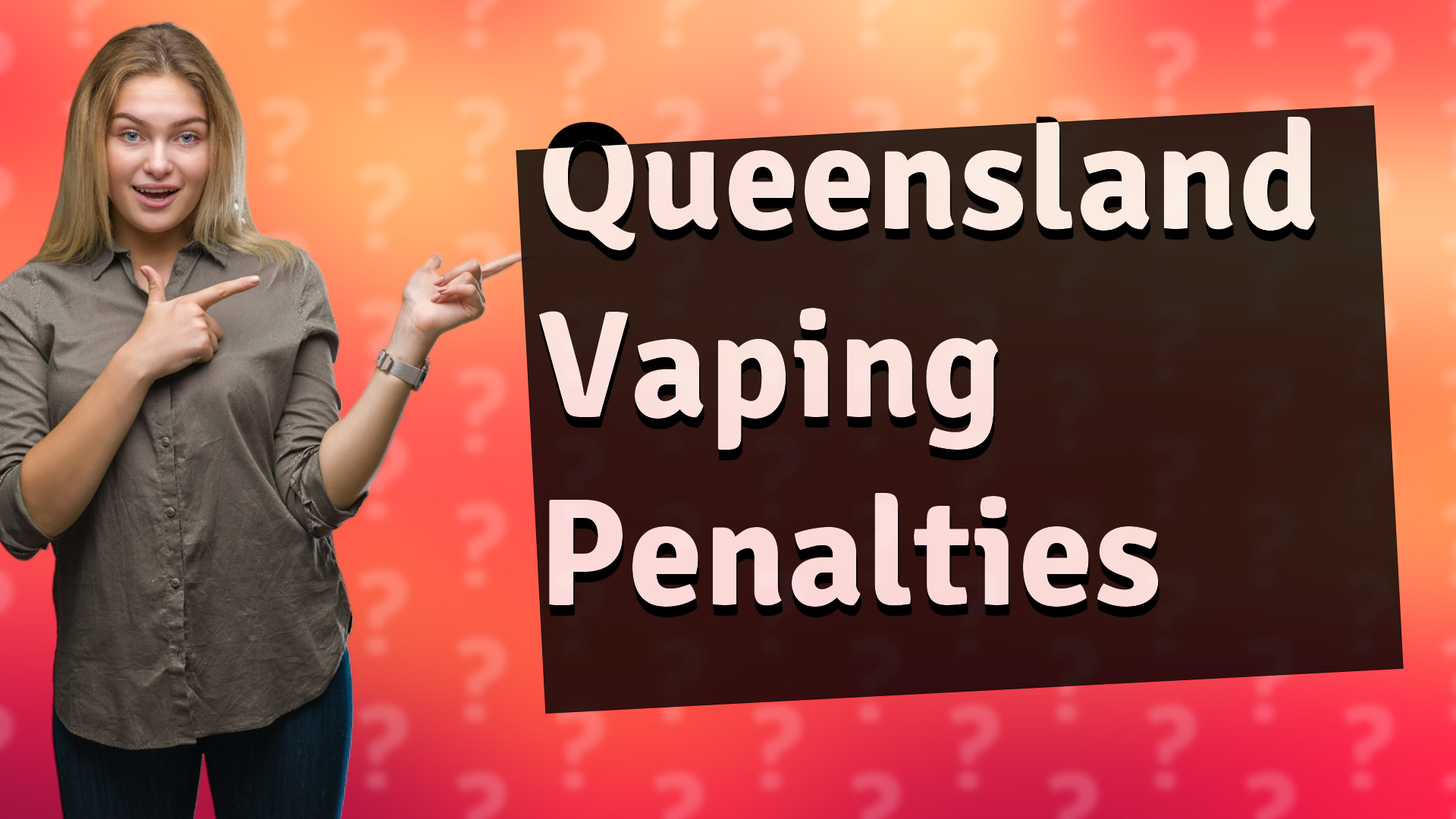 Queensland Vaping Penalties