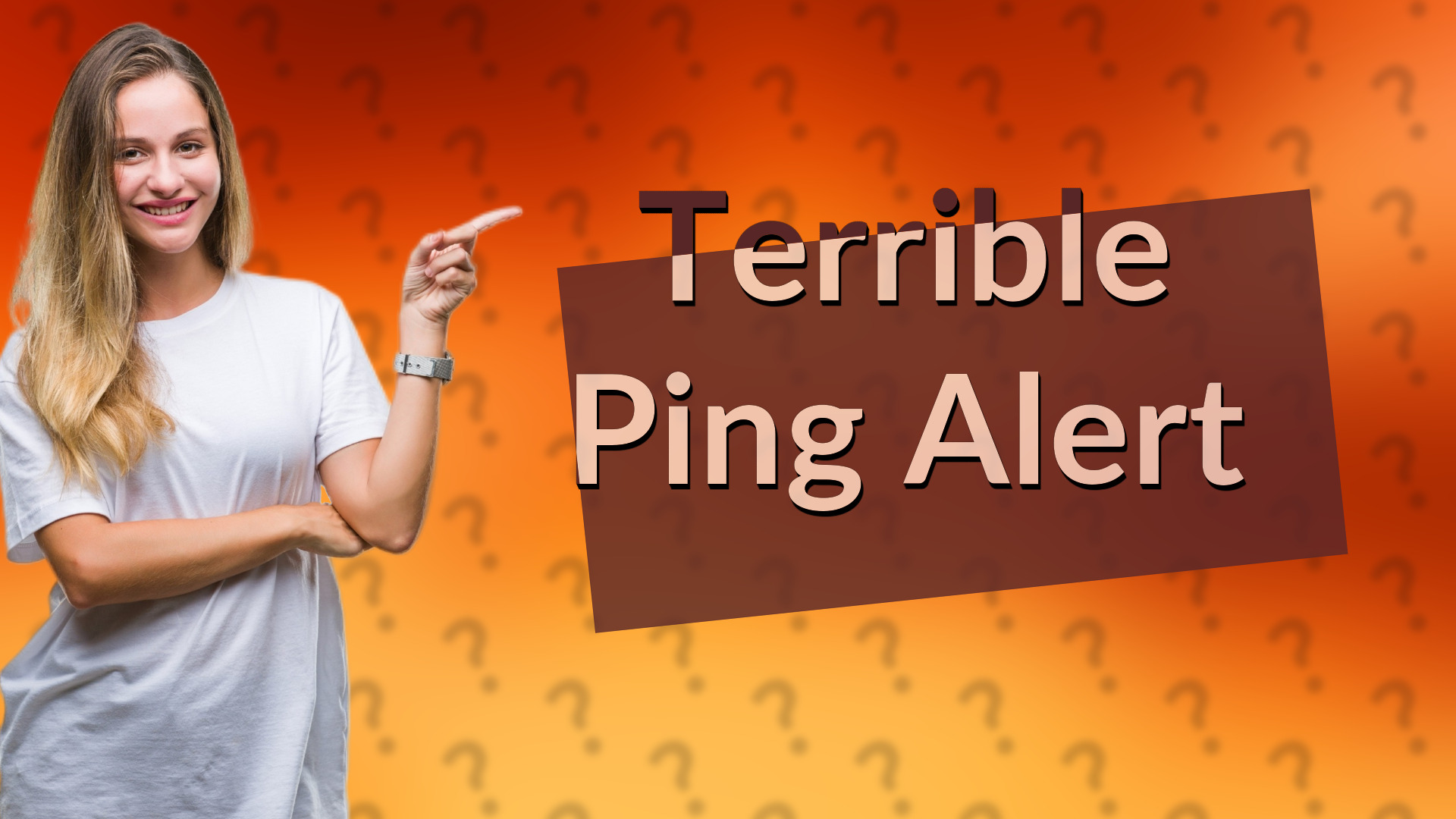 Terrible Ping Alert