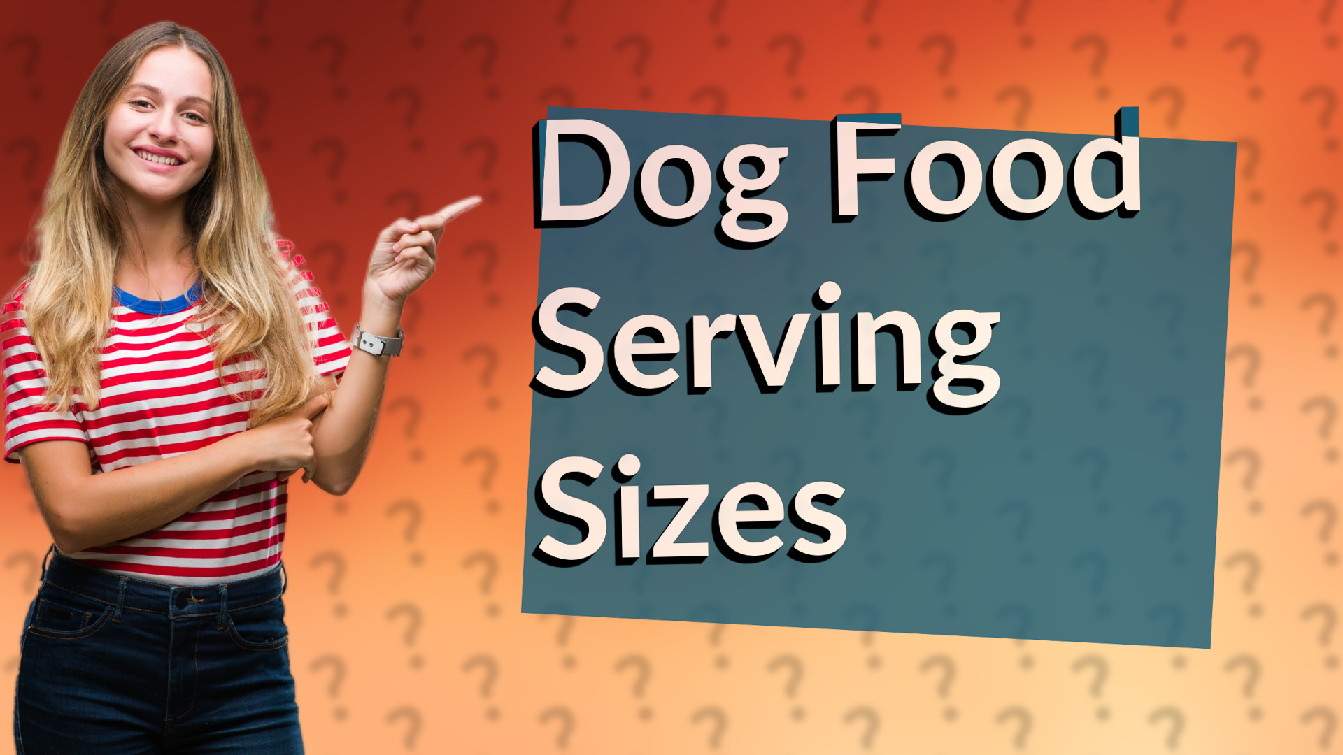 Dog Food Serving Sizes