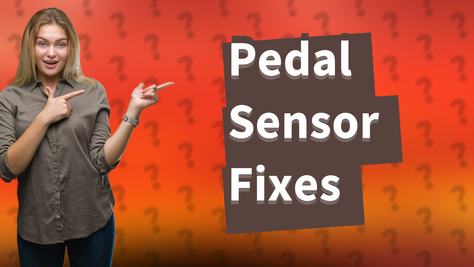 Pedal Sensor Fixes