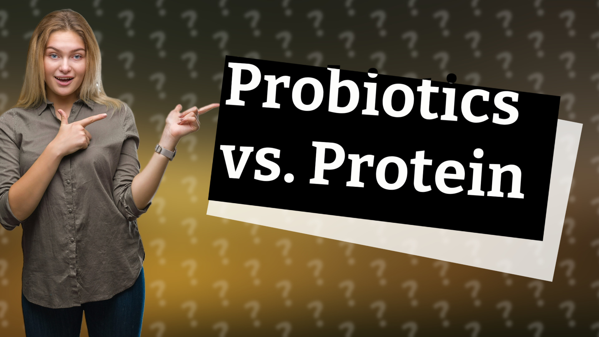 Probiotics vs. Protein