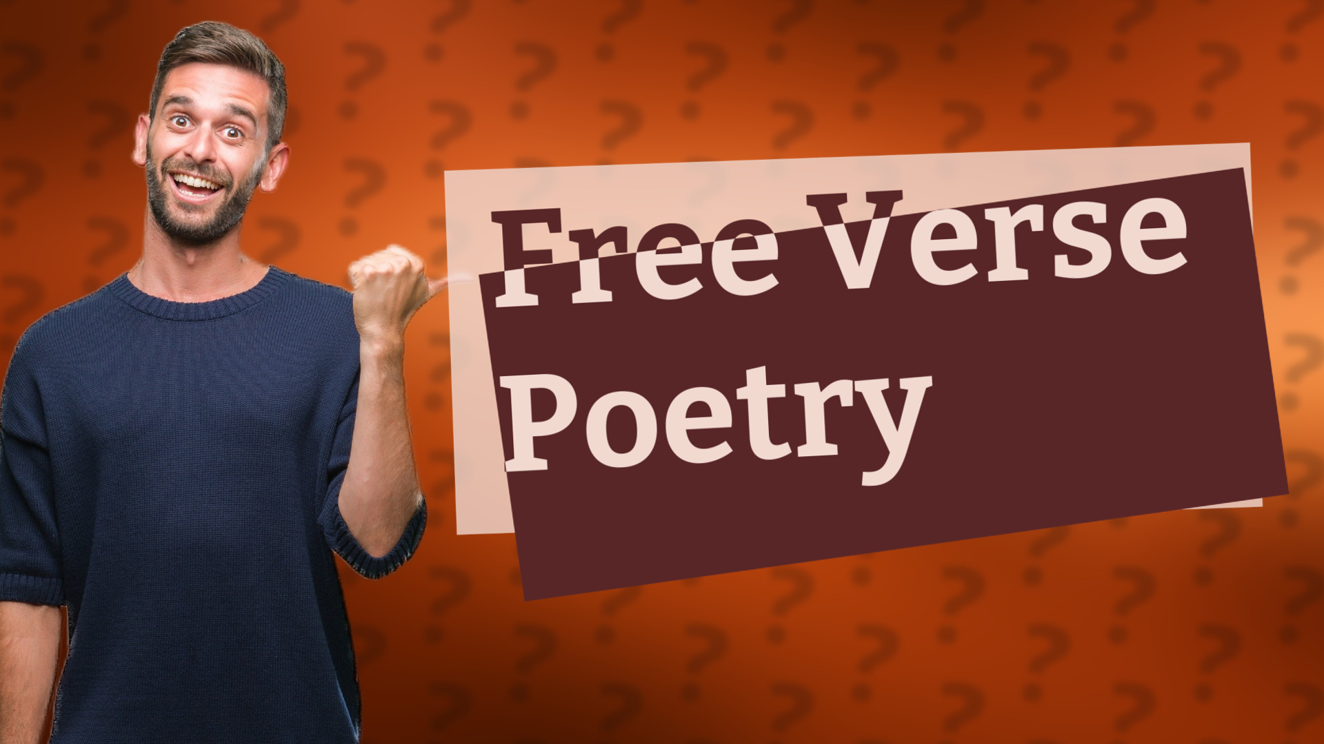 Free Verse Poetry
