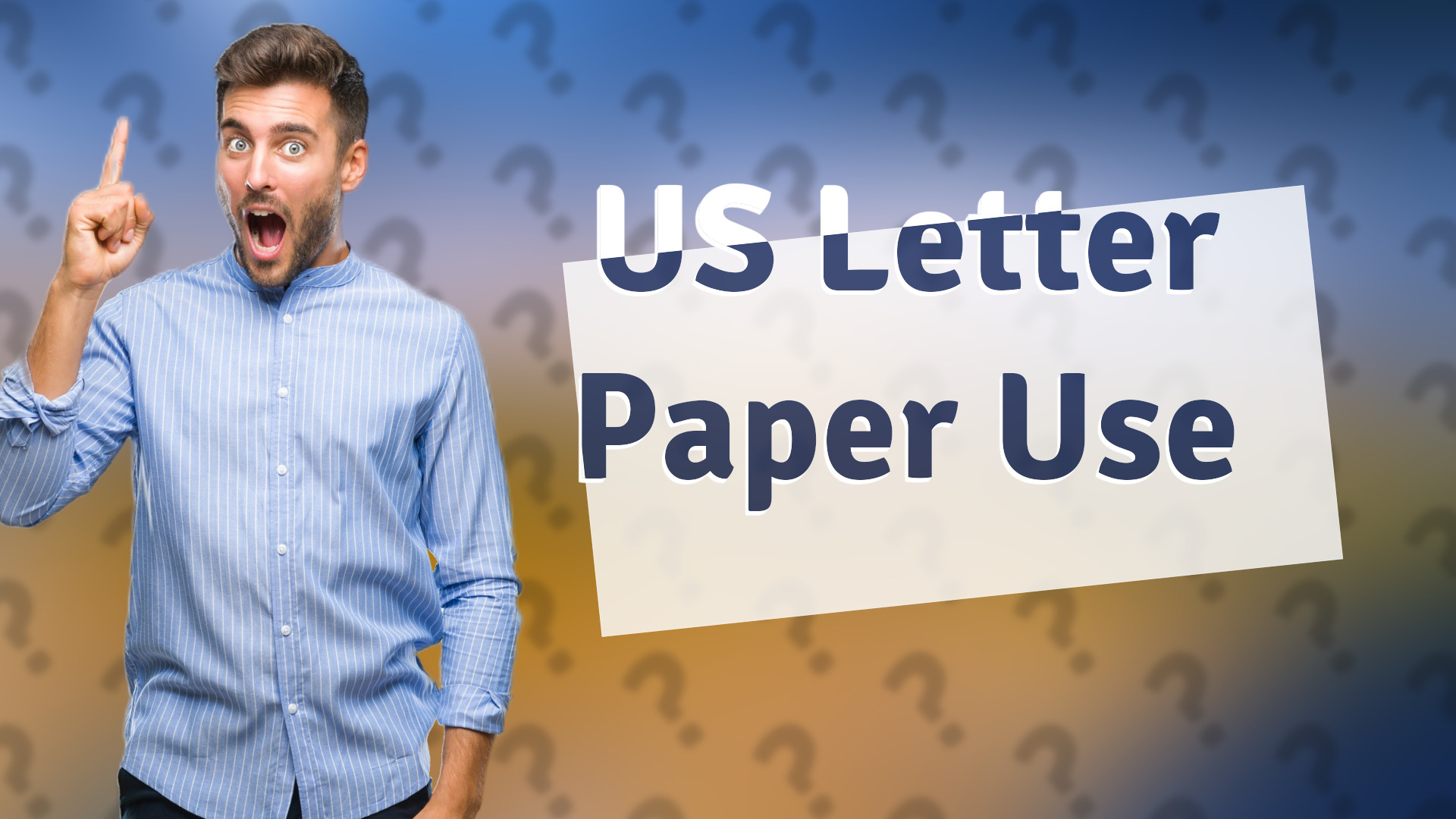 US Letter Paper Use