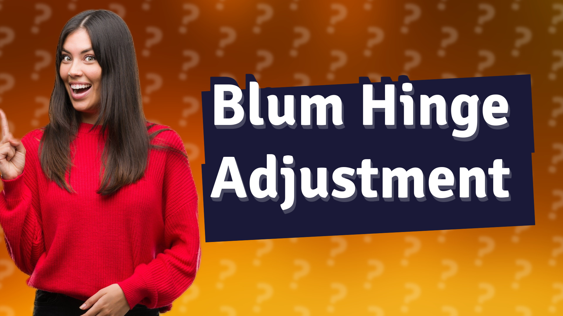 Blum Hinge Adjustment