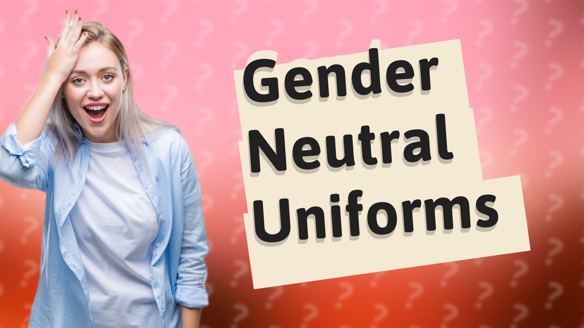 Gender Neutral Uniforms