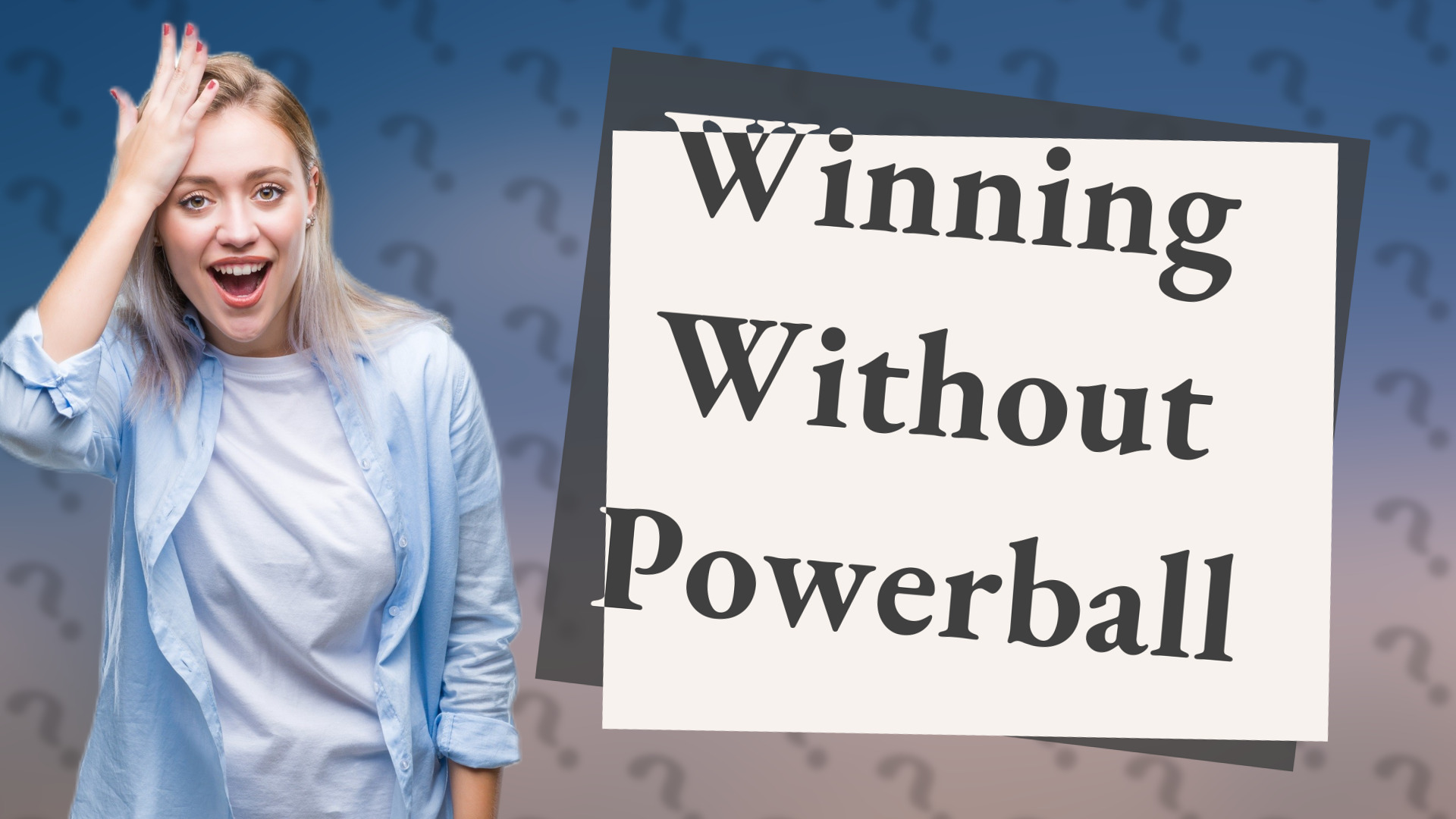 Winning Without Powerball