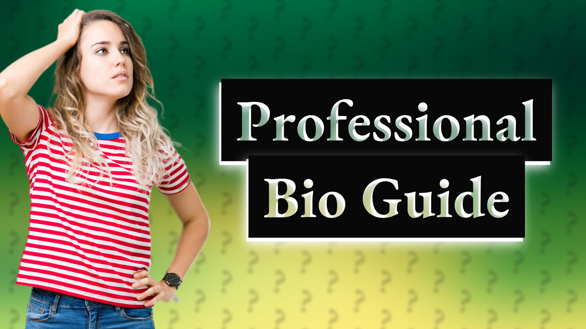 Professional Bio Guide