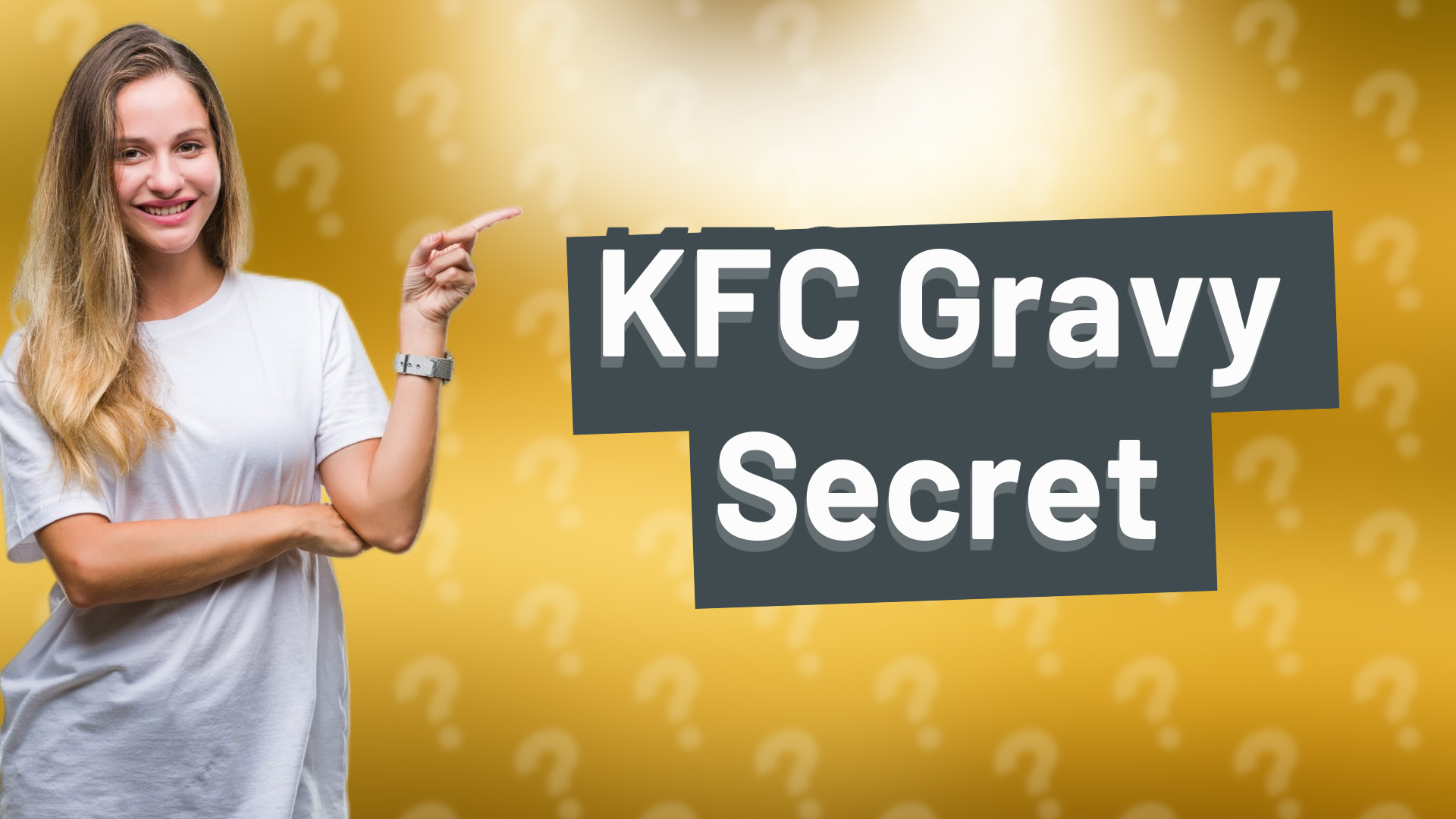KFC Gravy Secret