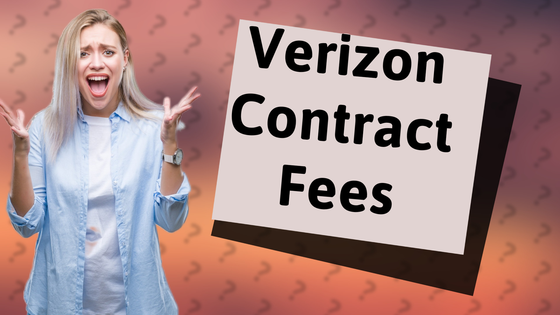 Verizon Contract Fees