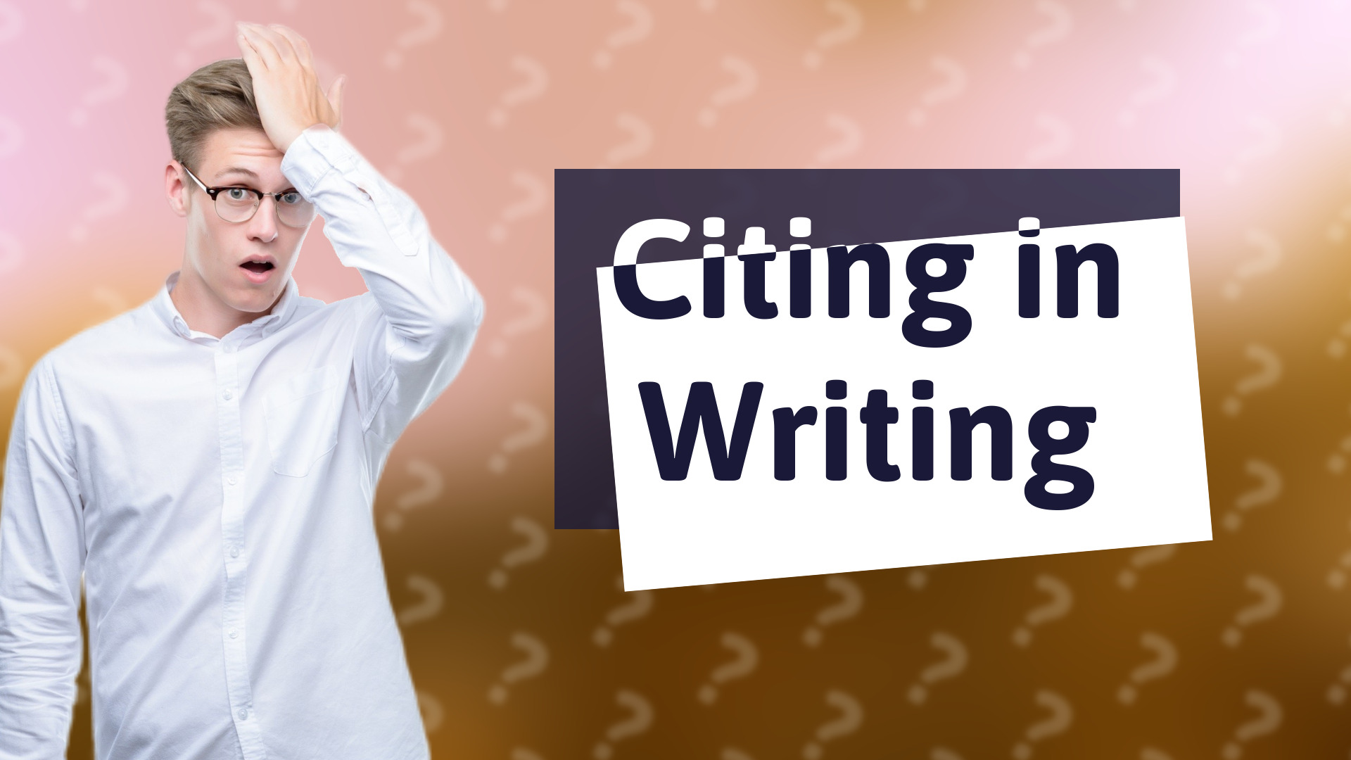 Citing in Writing