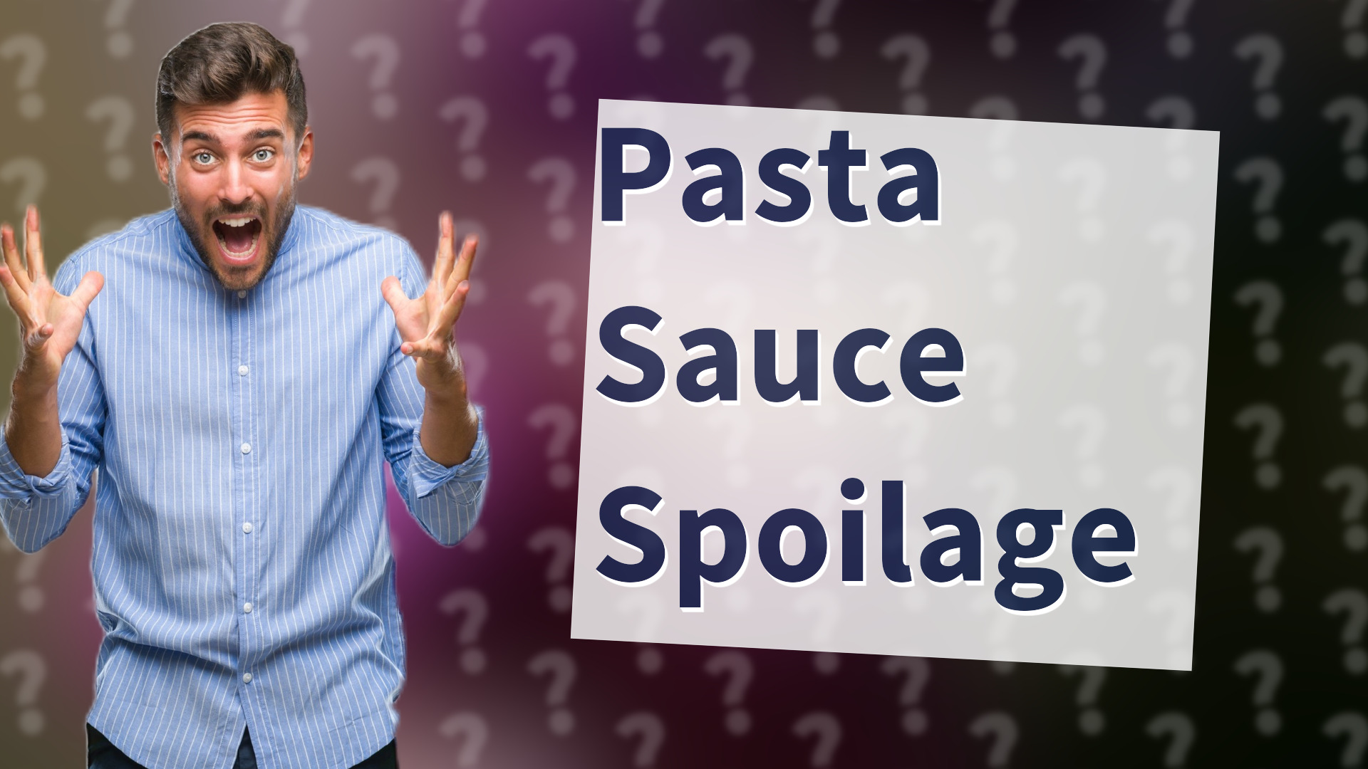 Pasta Sauce Spoilage