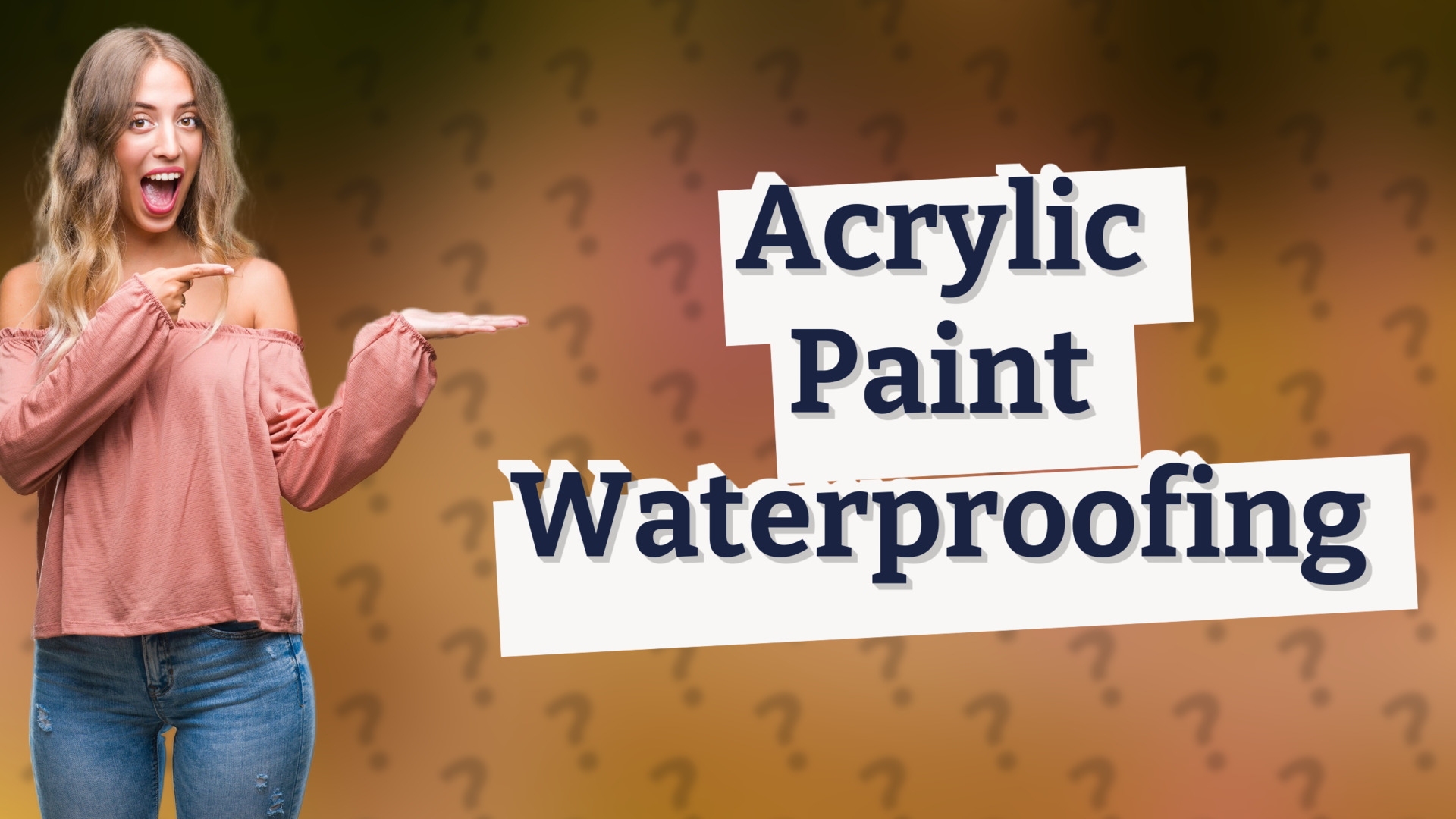 Acrylic Paint Waterproofing