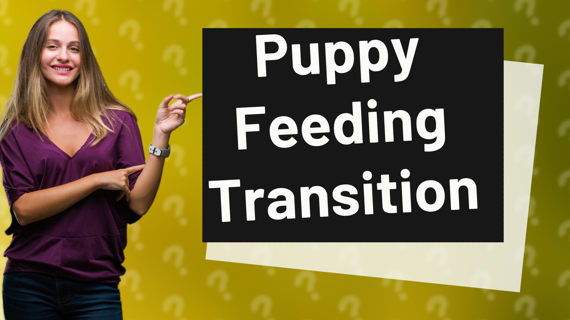Puppy Feeding Transition