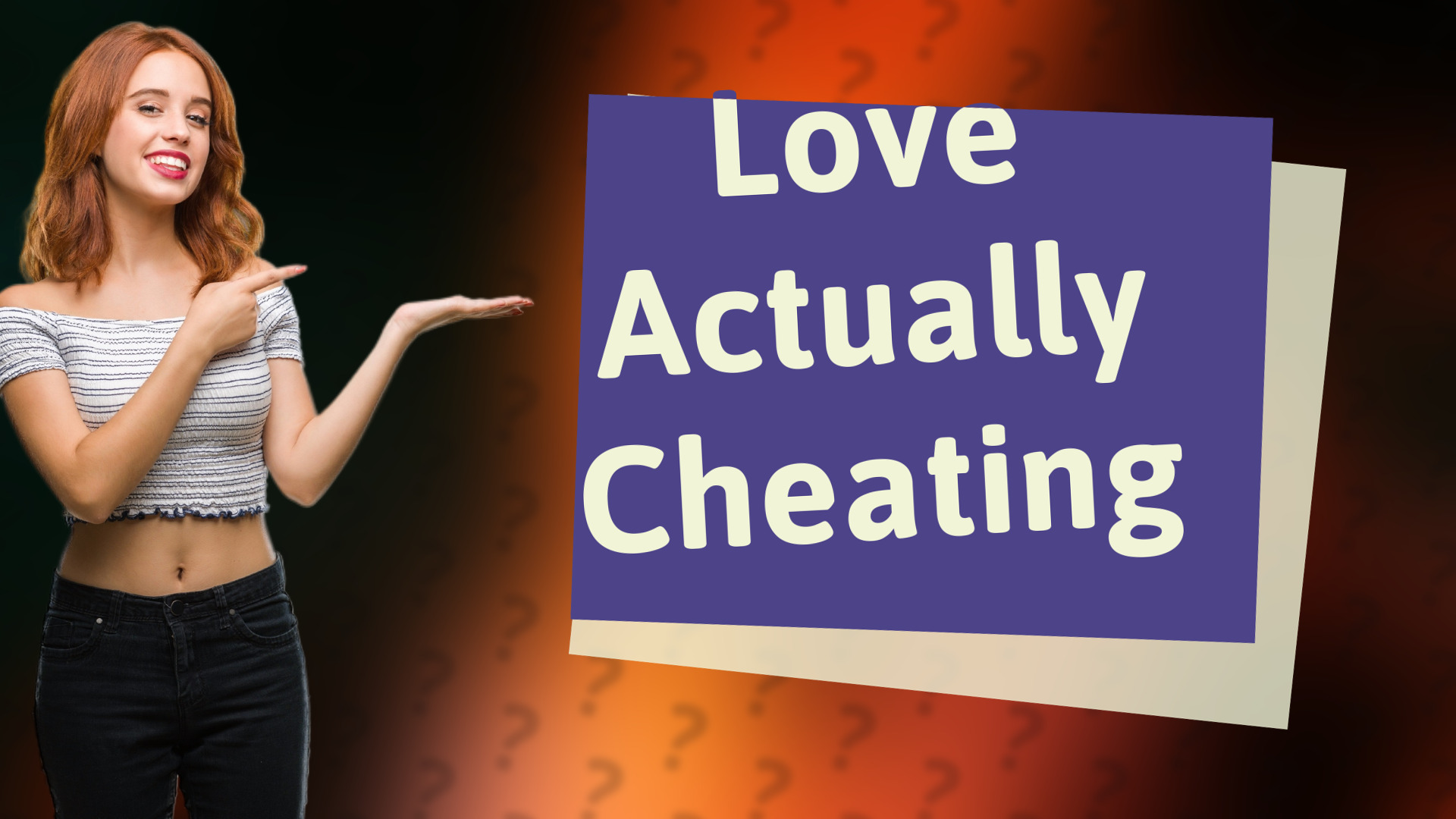 Love Actually Cheating