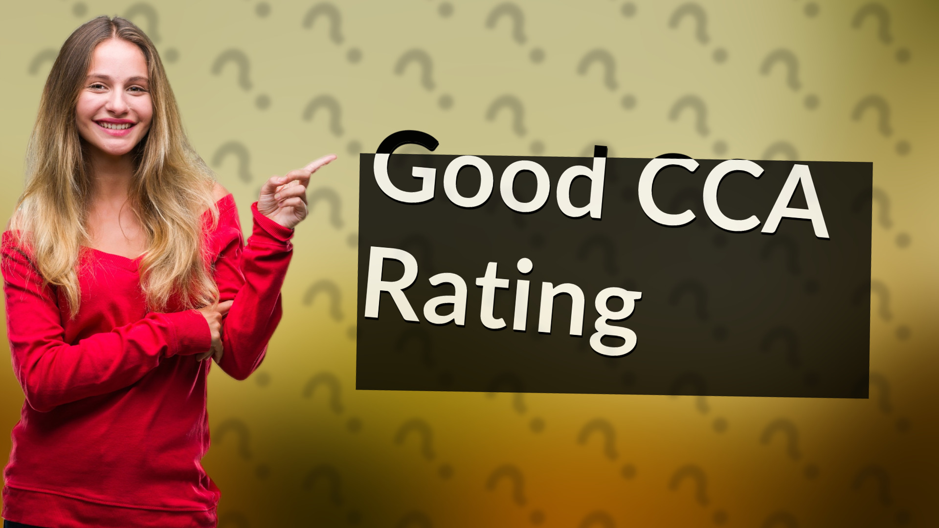 Good CCA Rating