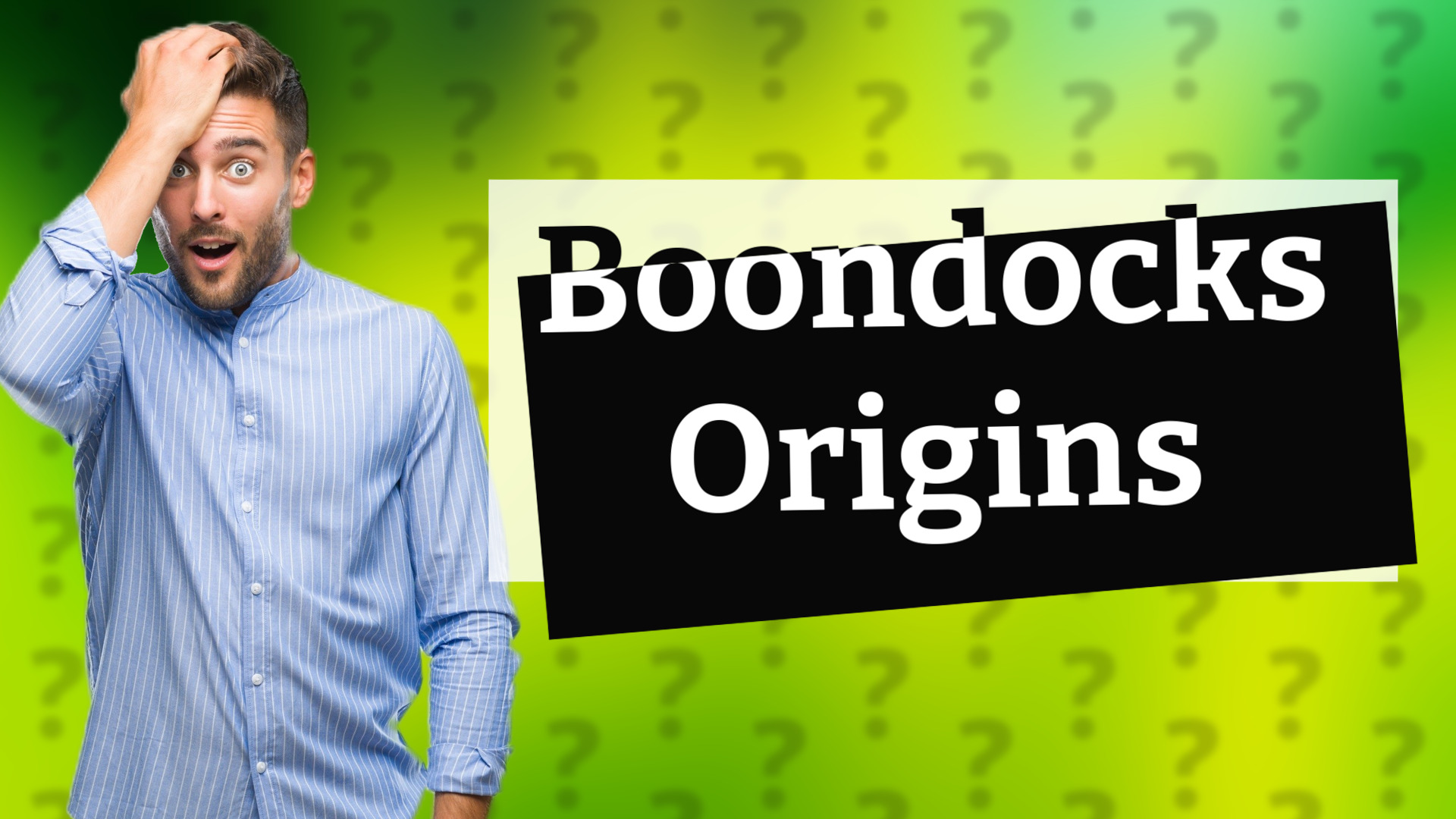 Boondocks Origins