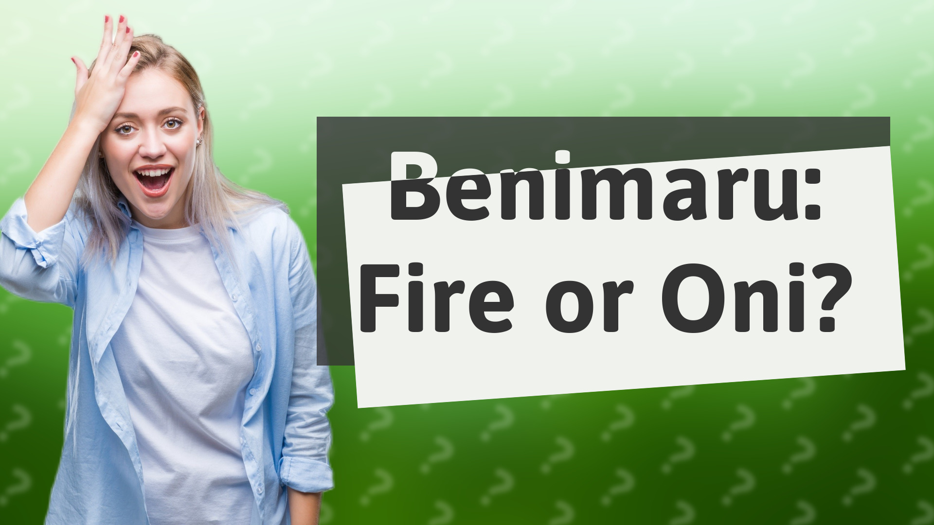 Benimaru: Fire or Oni?
