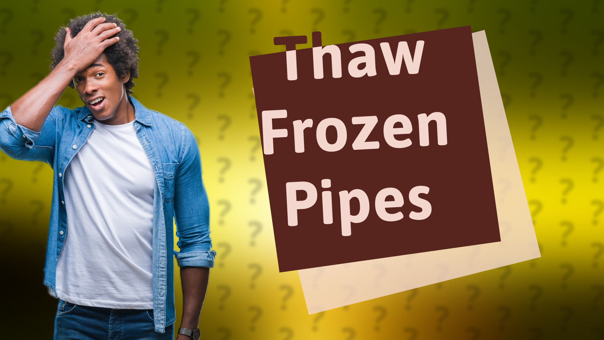 Thaw Frozen Pipes