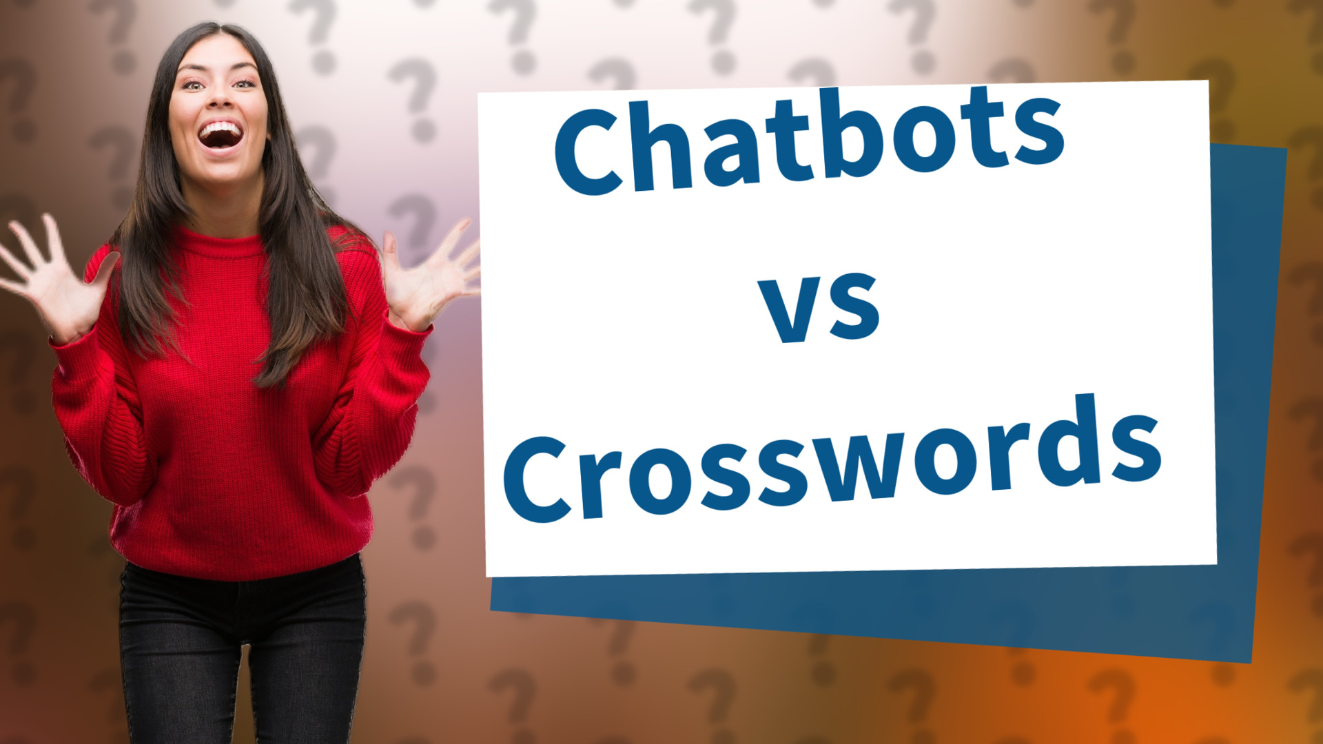 Chatbots vs Crosswords