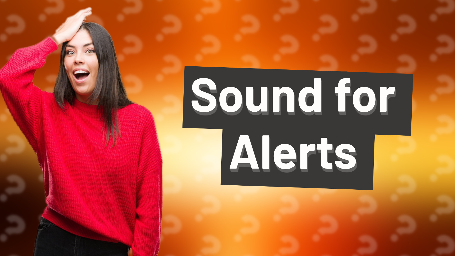 Sound for Alerts