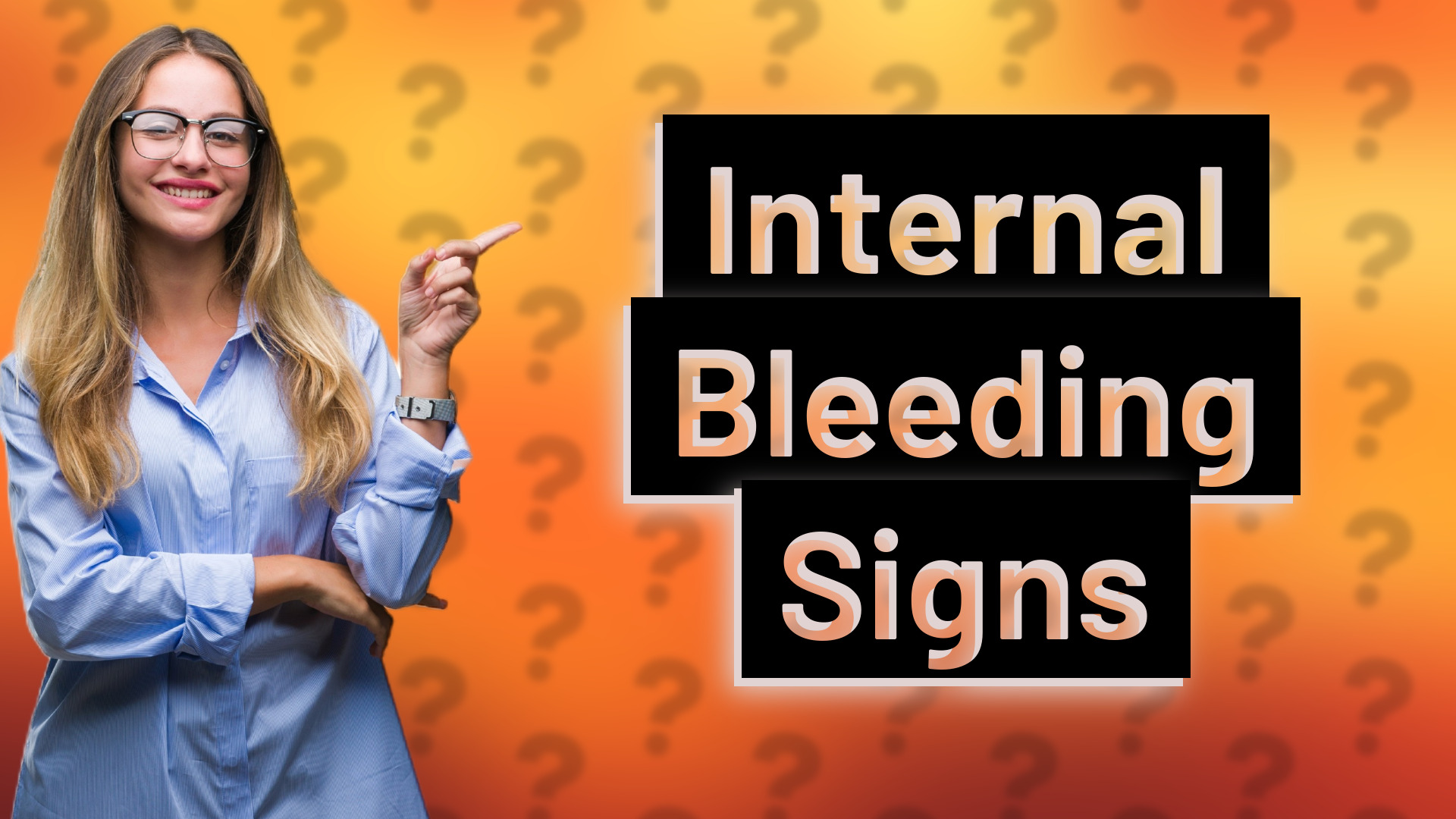 Internal Bleeding Signs